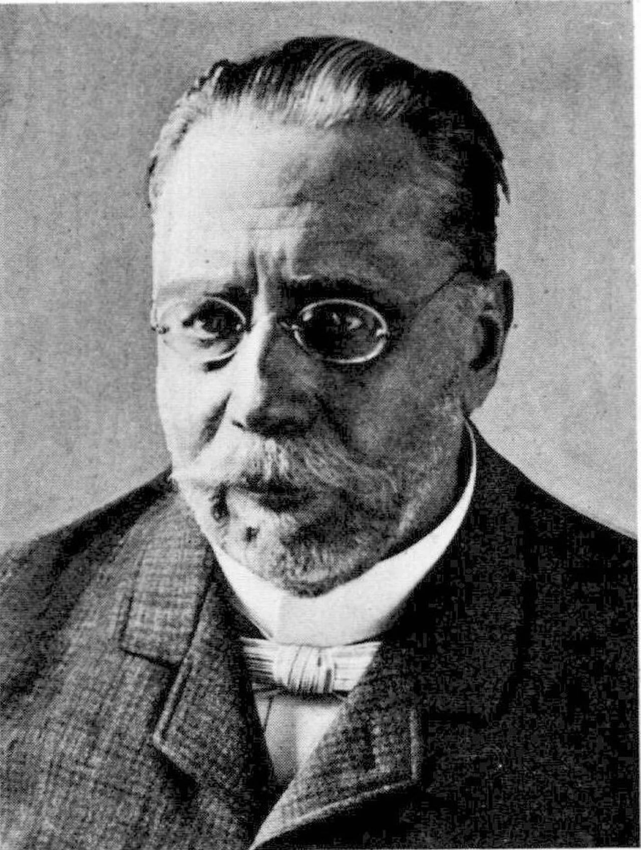 Porträt von Gustaf Berg (1844–1908) – Gedenkseite