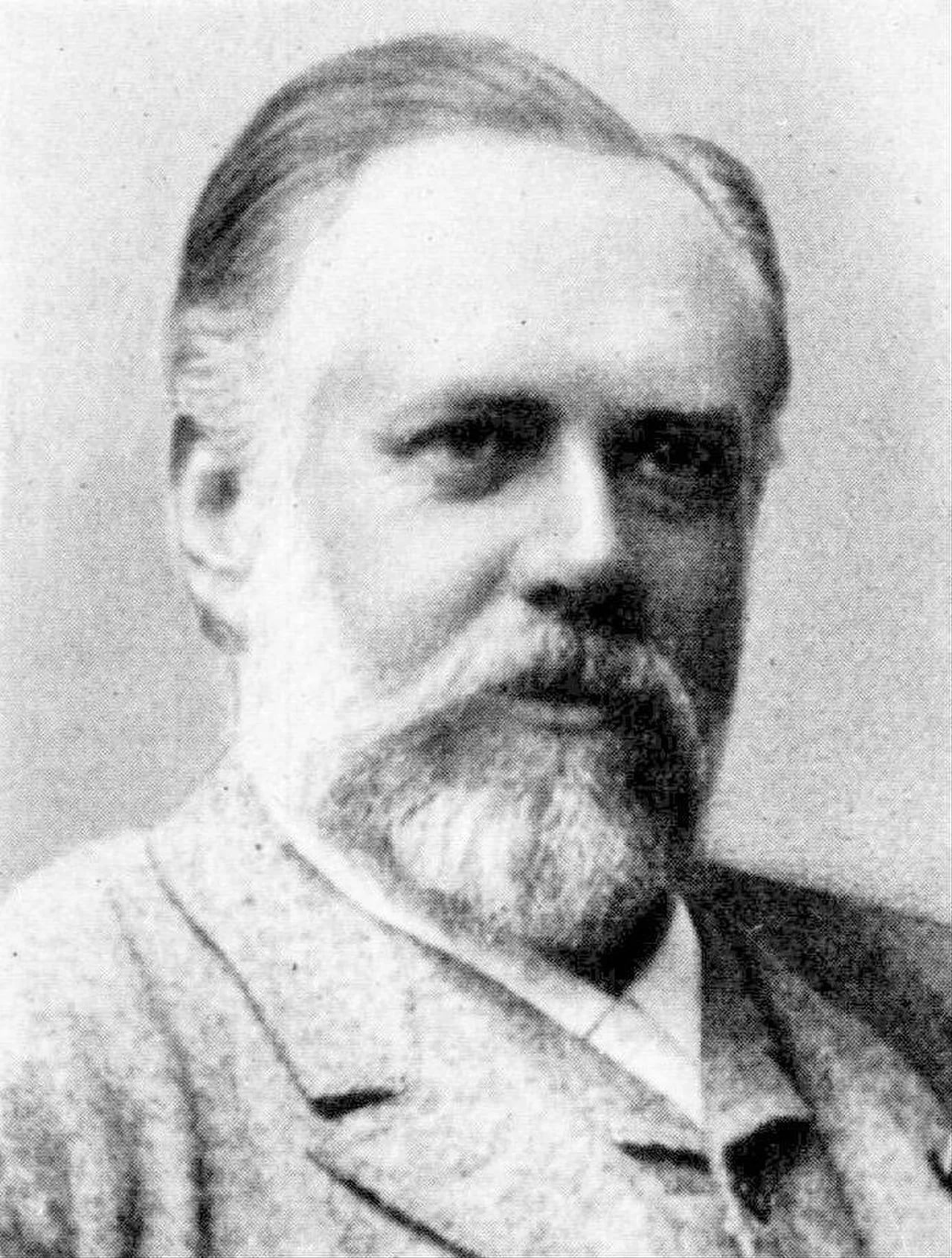 Porträt von Rudolf Fredrik Berg (1846–1907) – Gedenkseite