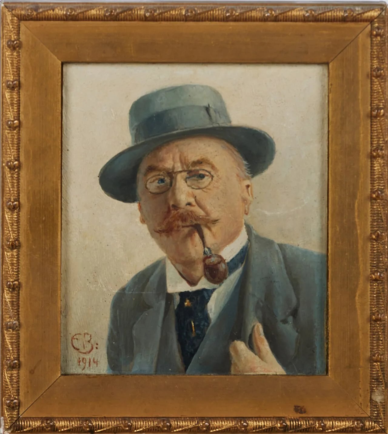 Porträt von Edvard August Bergh (1853–1915) – Gedenkseite