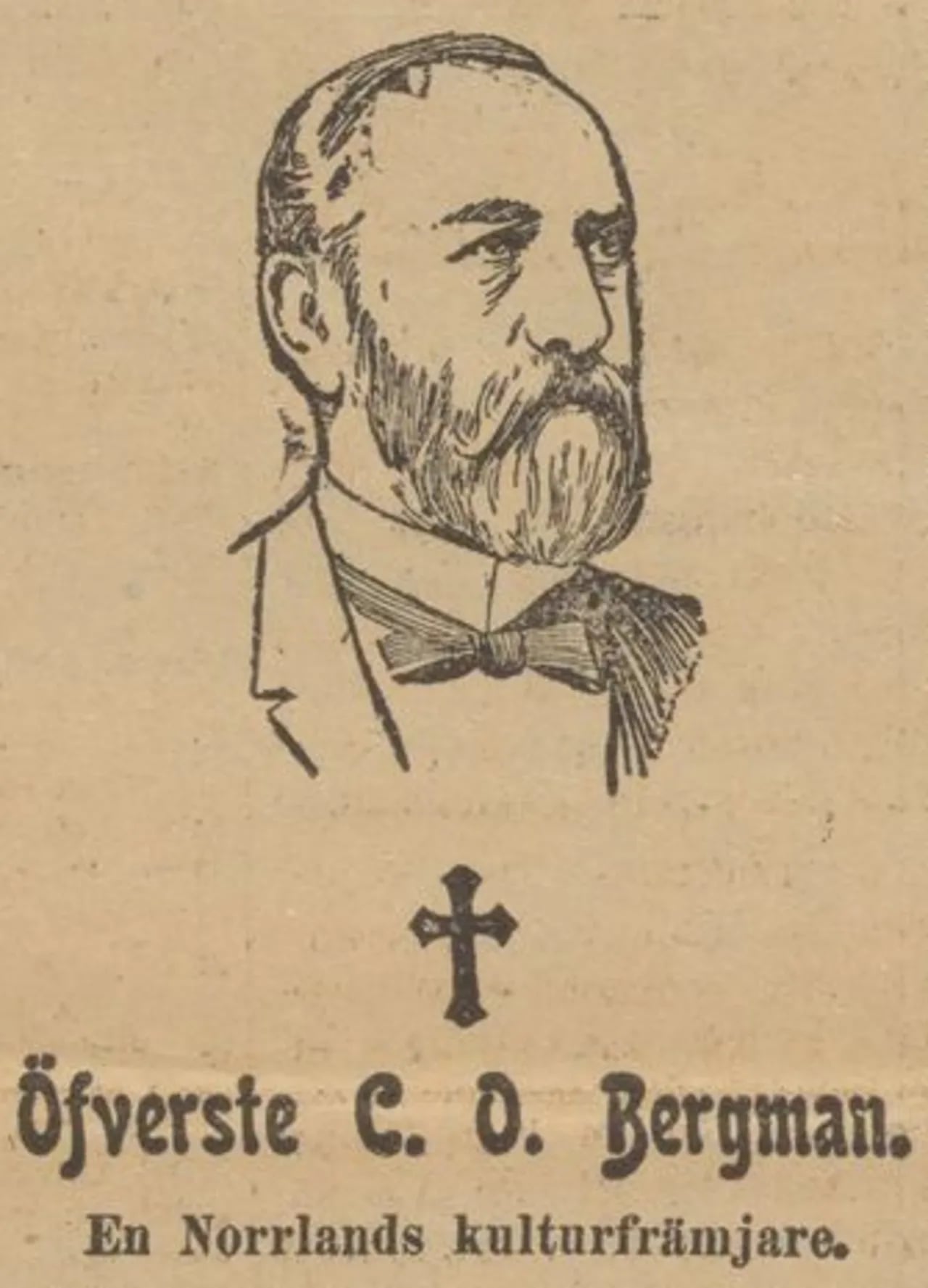 Porträt von Carl Otto Bergman (1828–1901) – Gedenkseite