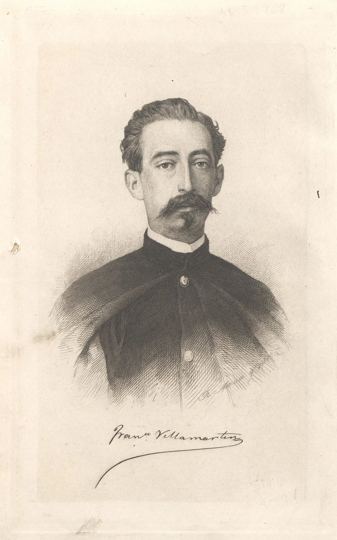 Portrait of Francisco Villamartín (1833–1872) – memorial page