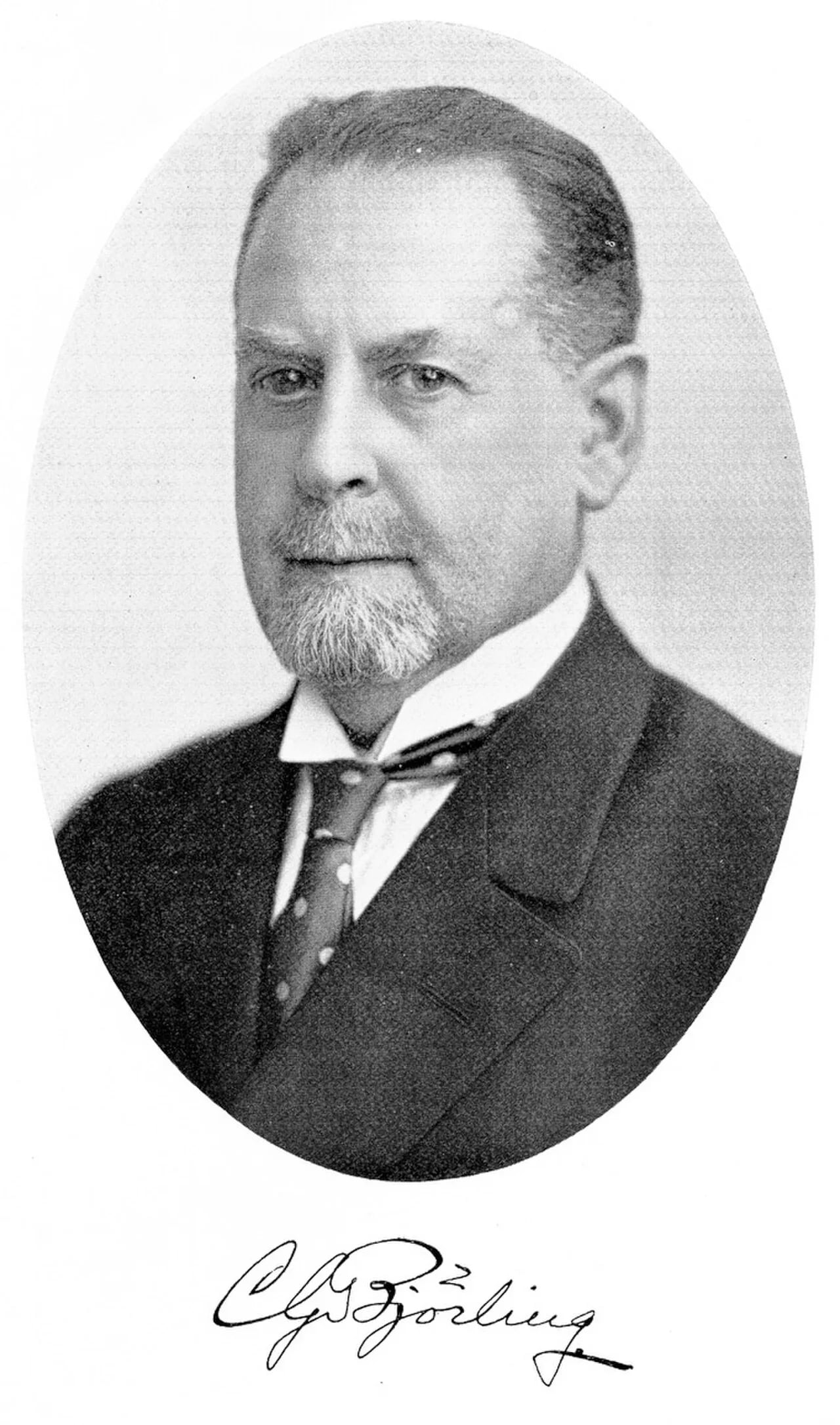 Portrait of Carl Georg Björling (1870–1934) – memorial page