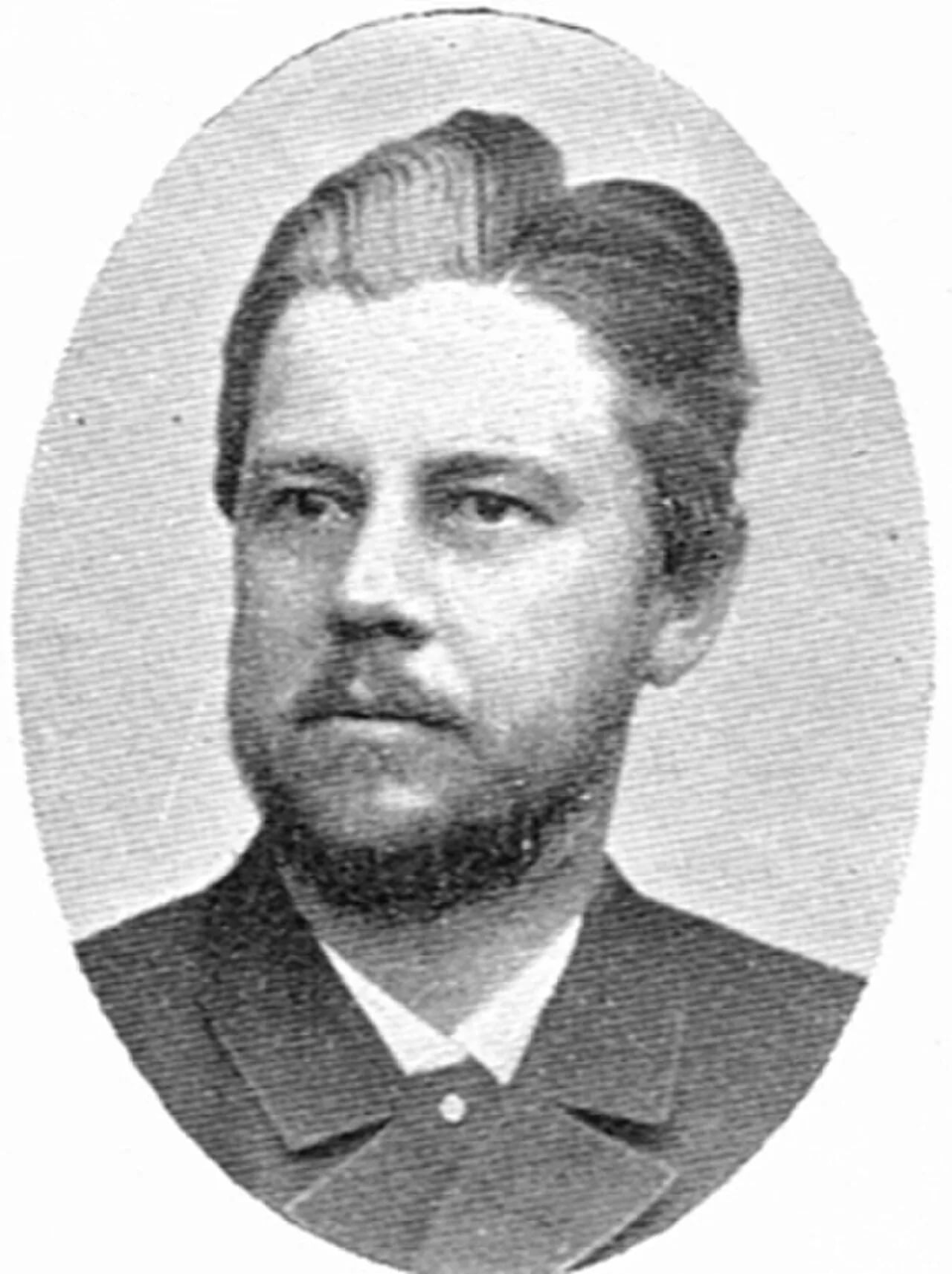 Porträt von August Bokström (1841–1905) – Gedenkseite