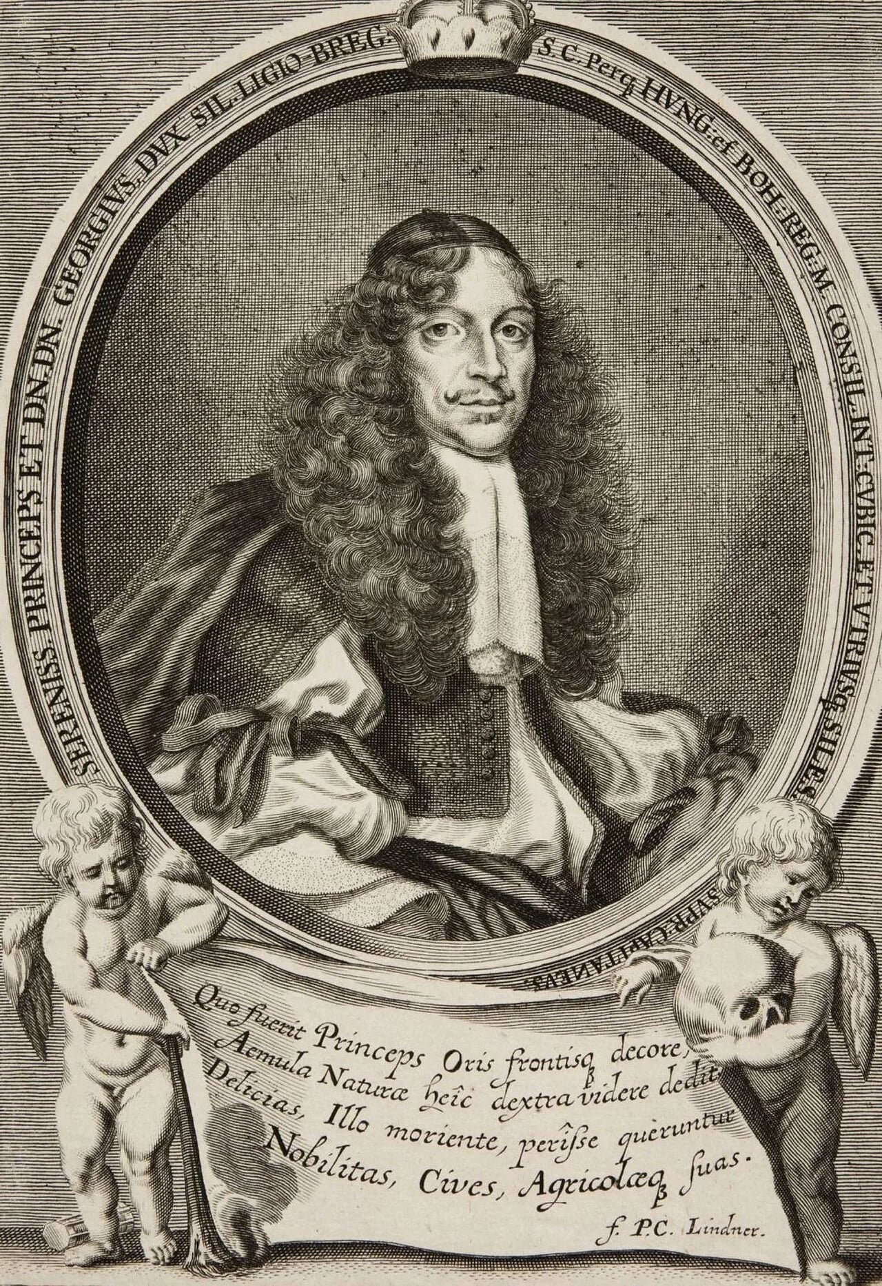 Porträt von Georg III. (1611–1664) – Gedenkseite