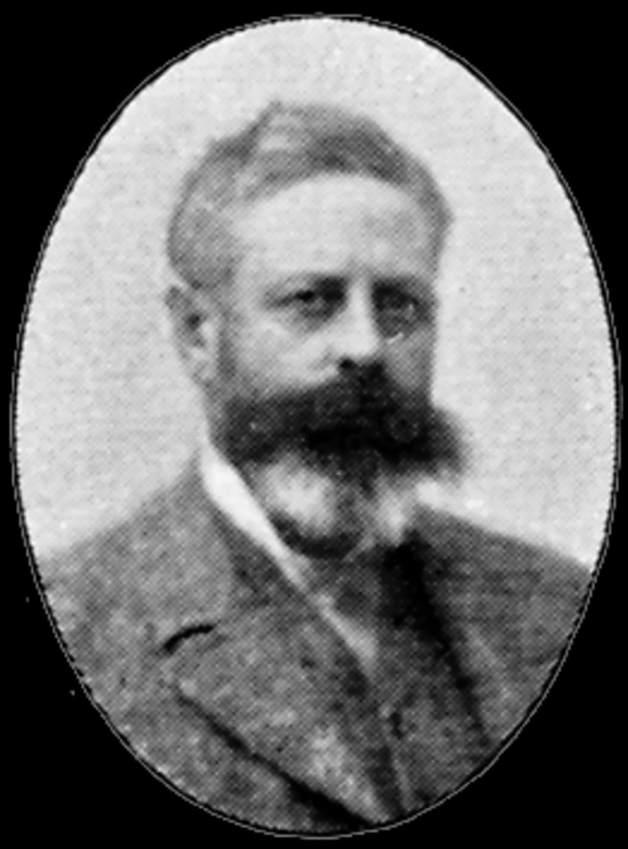 Porträt von Axel Borg (1847–1916) – Gedenkseite