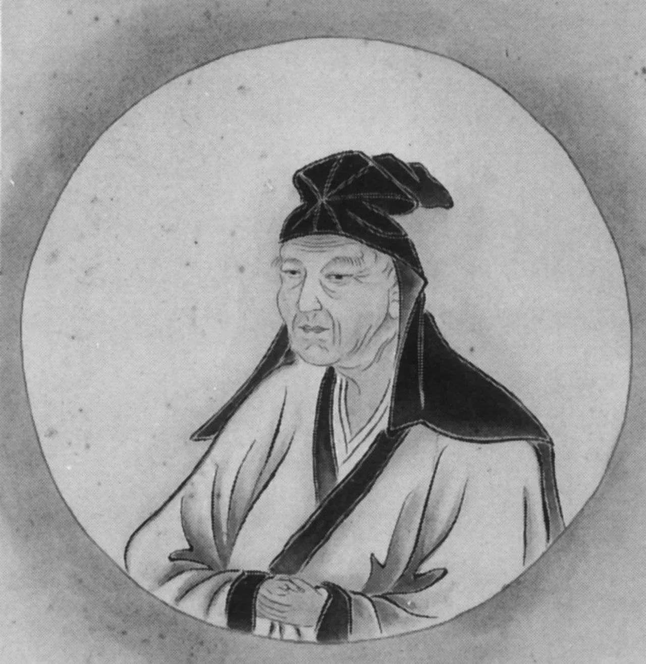 Porträt von Hayashi Razan (1583–1657) – Gedenkseite