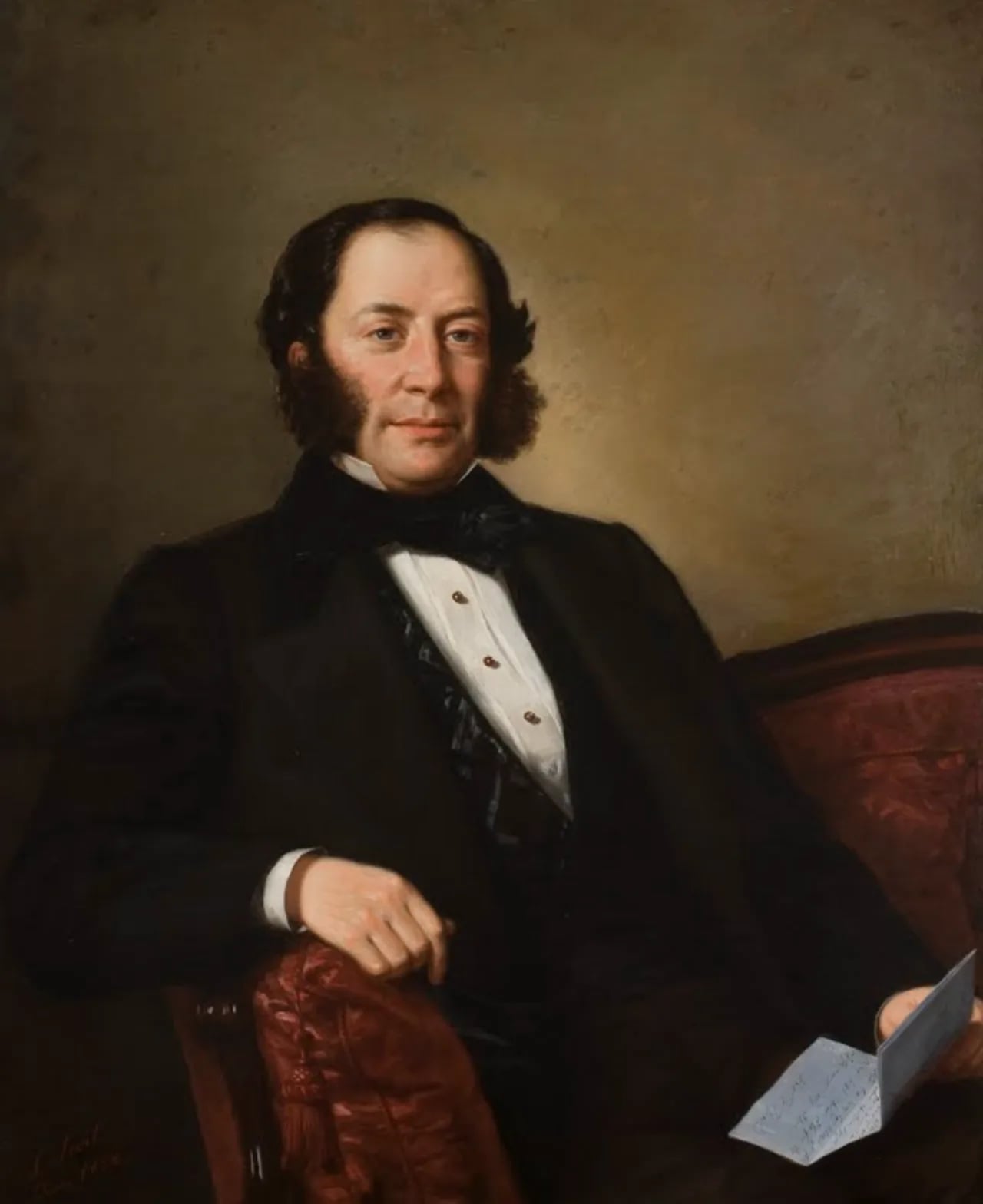 Porträt von Manuel María González Ángel (1812–1887) – Gedenkseite