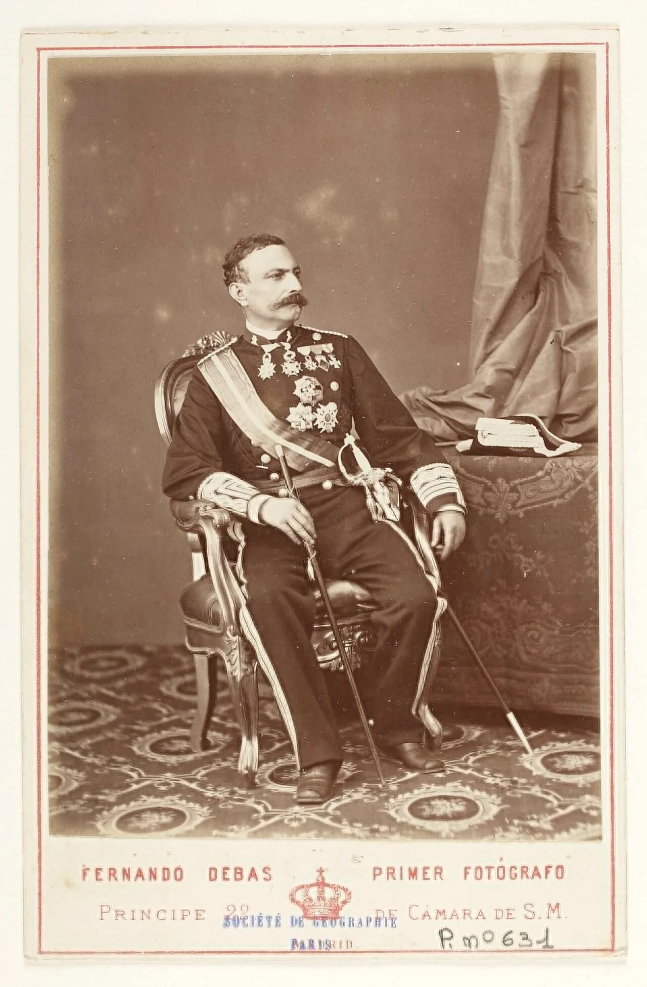 Porträt von Ángel Rodríguez de Quijano y Arroquia (1820–1902) – Gedenkseite