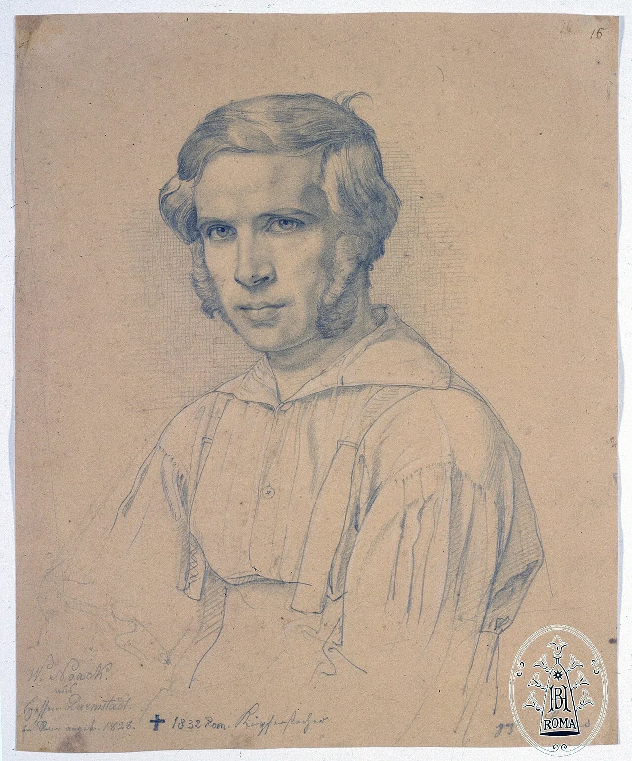 Porträt von Wilhelm Noack (1800–1833) – Gedenkseite