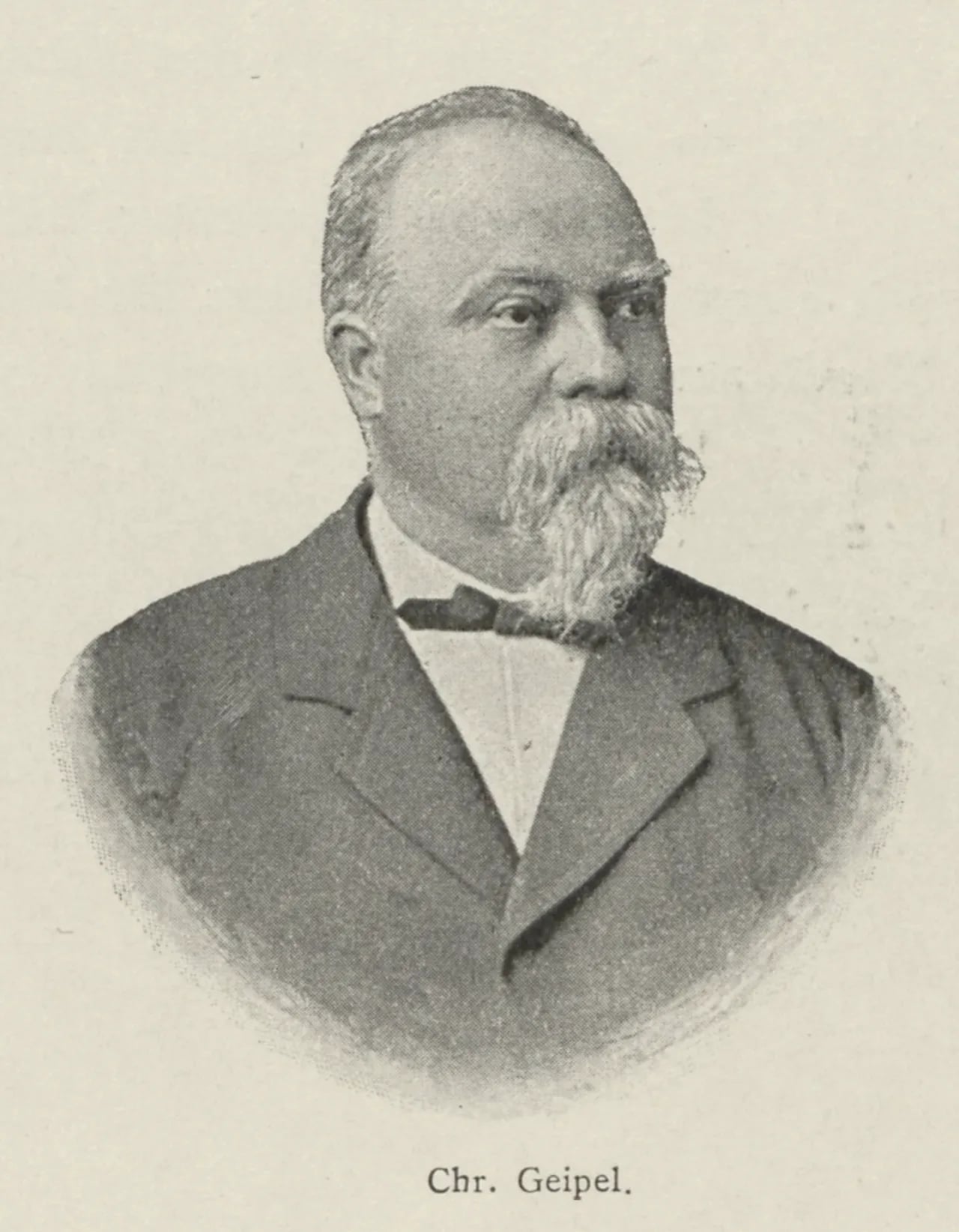 Porträt von Christian Geipel (1825–1897) – Gedenkseite