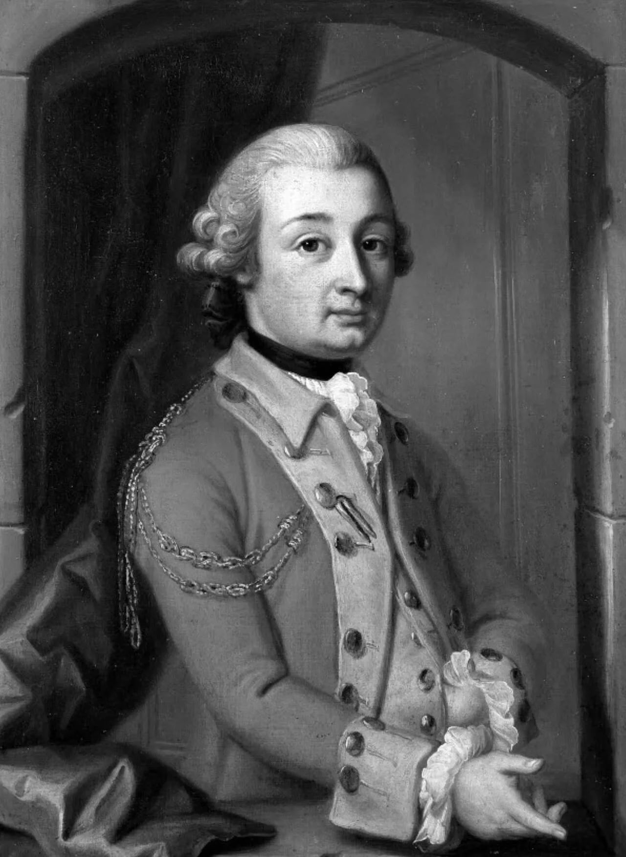 Porträt von Bernhard Gottlieb Isaak von Diesbach (1750–1807) – Gedenkseite