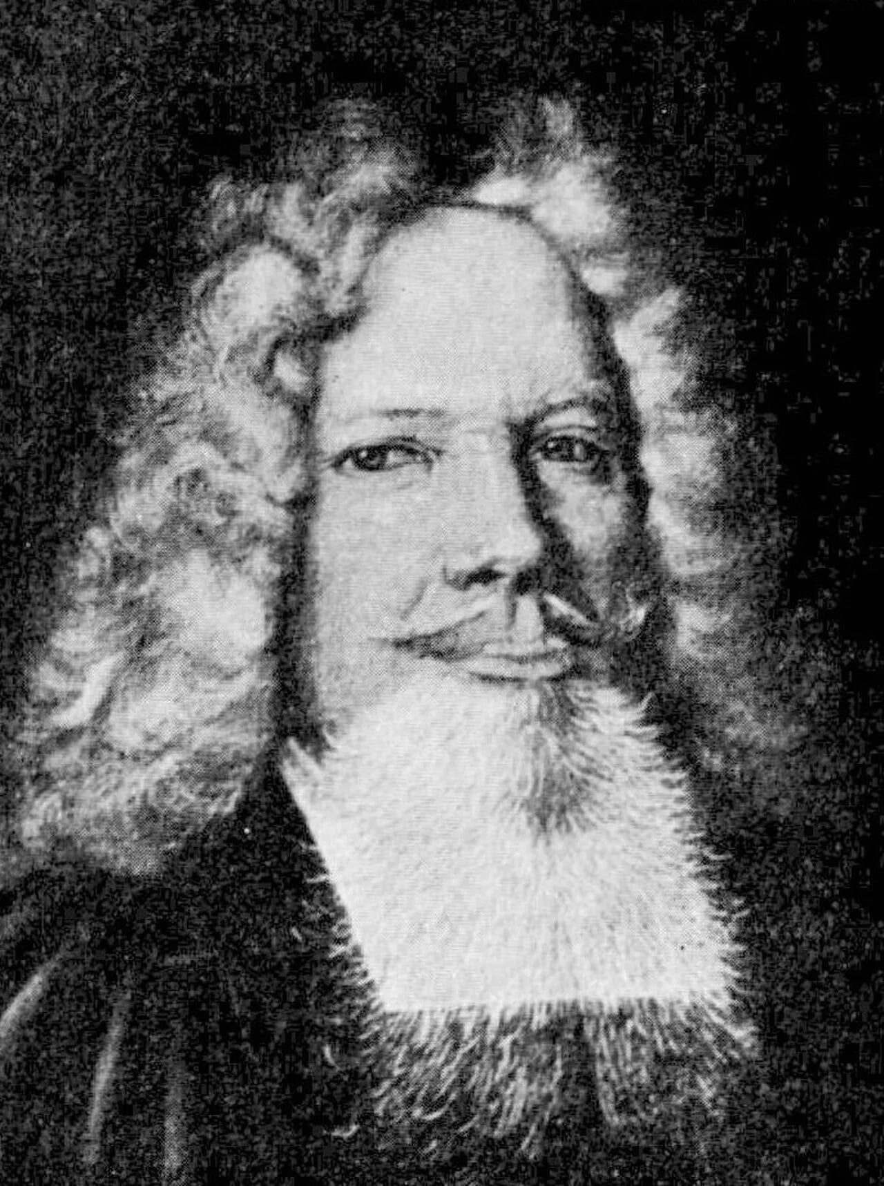 Porträt von Nicolaus Nicolai Braun (1658–1729) – Gedenkseite