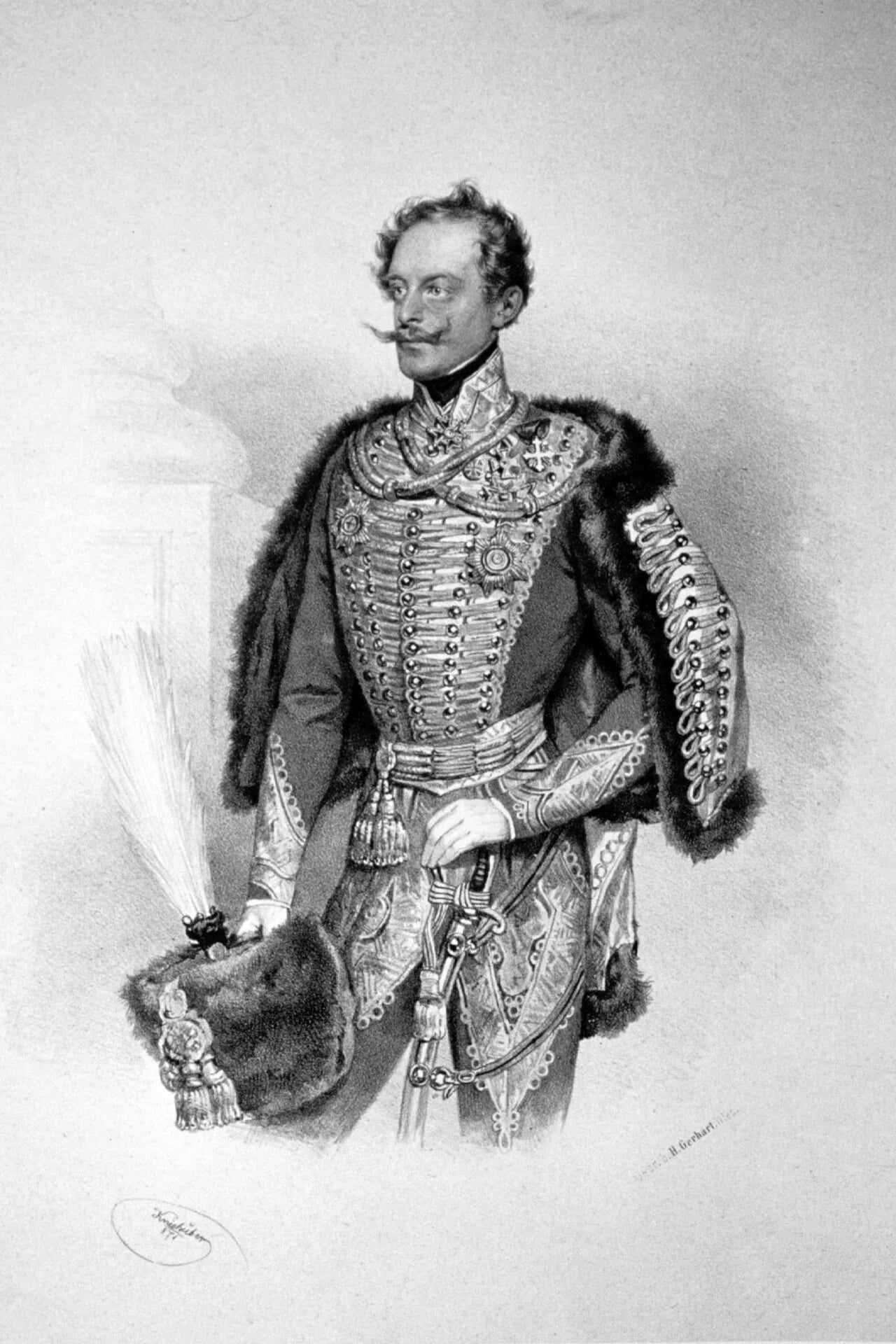 Porträt von Karl Fürst von und zu Liechtenstein (1827–1899) – Gedenkseite