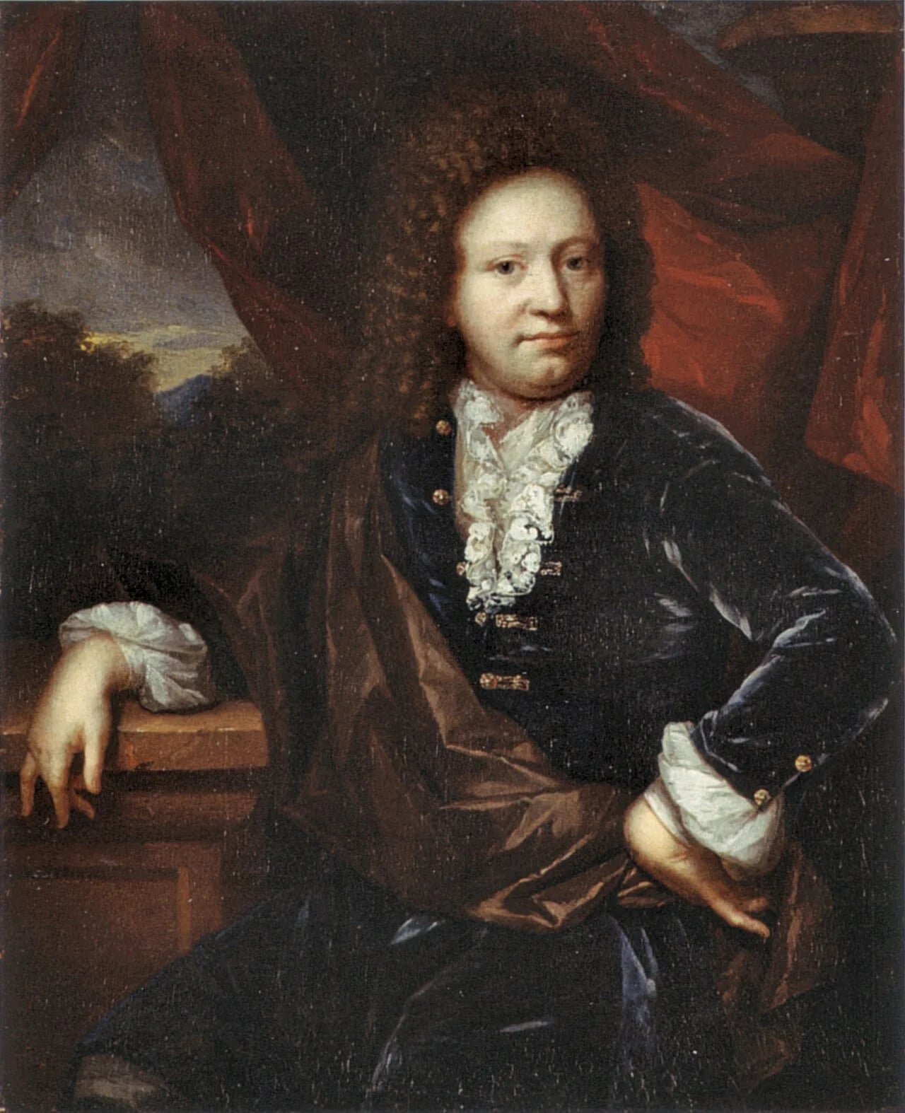 Porträt von Johann Adolph von Plettenberg (1655–1695) – Gedenkseite