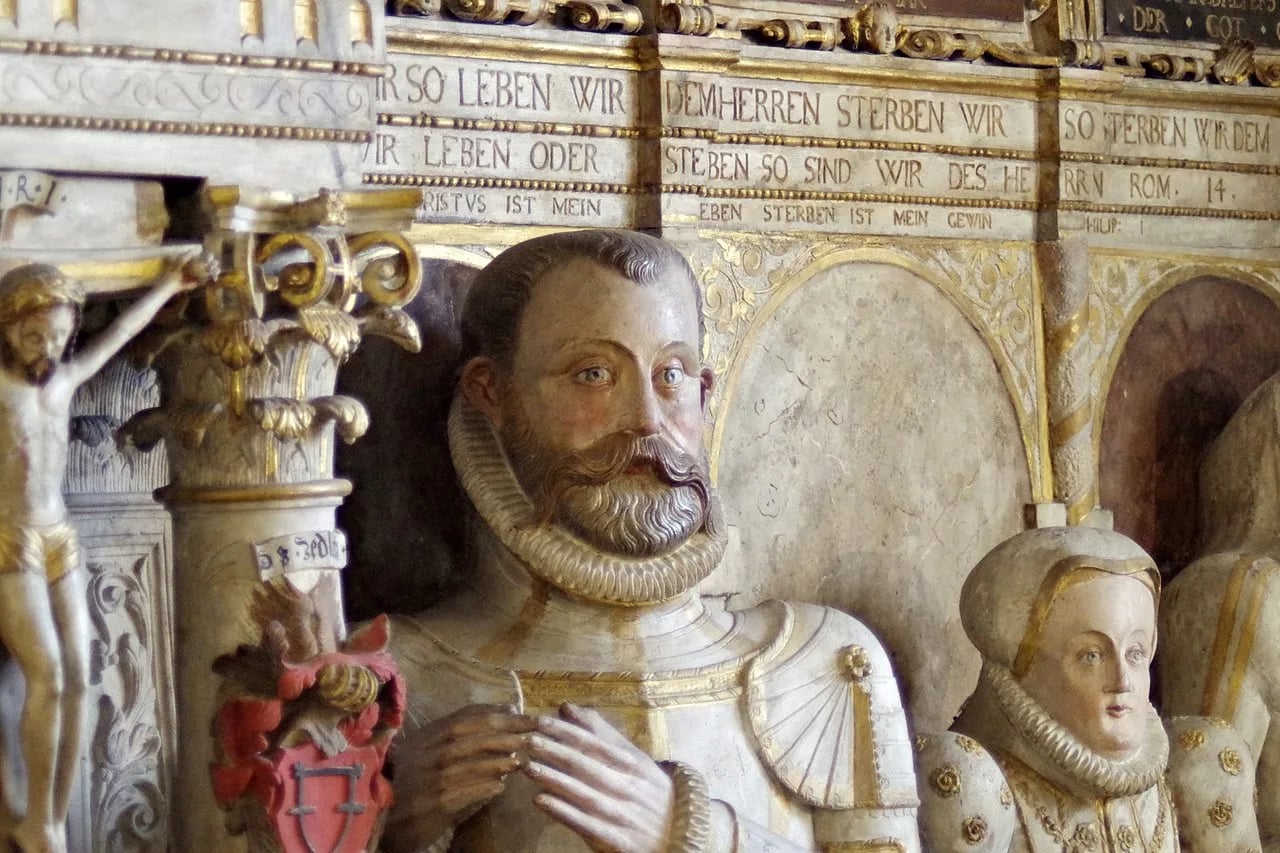 Porträt von Christoph Freiherr von Schaffgotsch (1552–1601) – Gedenkseite