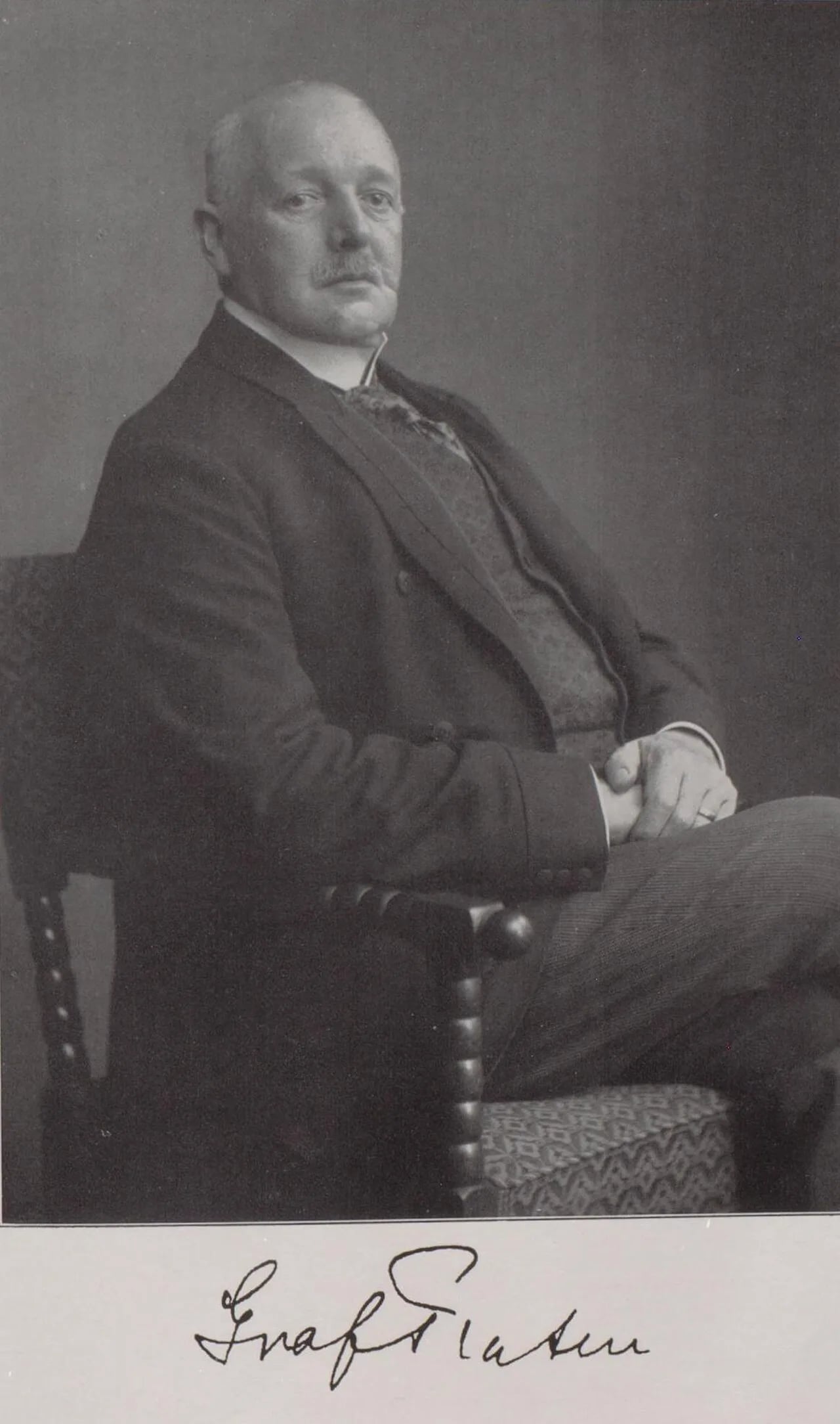 Porträt von Karl Graf von Platen-Hallermund (1857–1922) – Gedenkseite