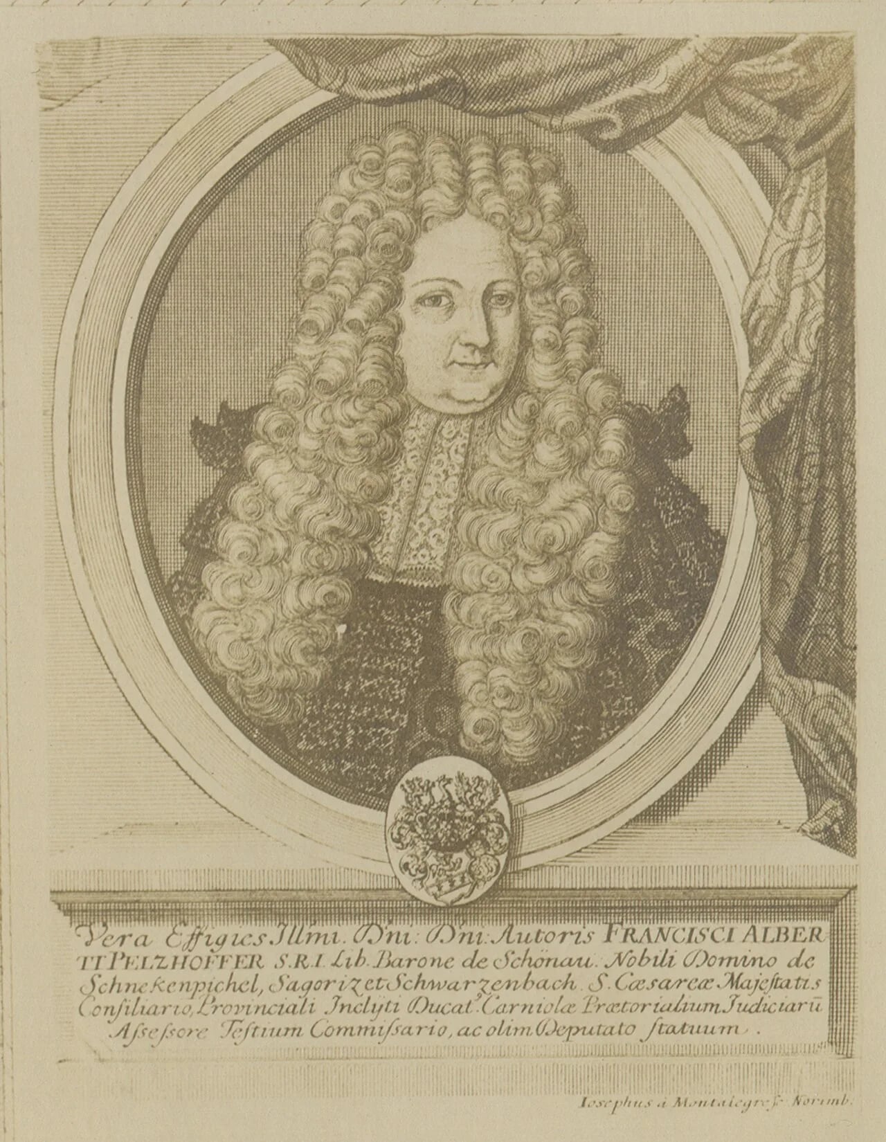 Portrait of Franz Albrecht Pelzhoffer (1643–1710) – memorial page