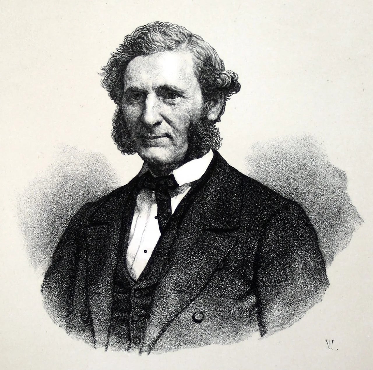 Porträt von Fredrik Brusewitz (1816–1888) – Gedenkseite
