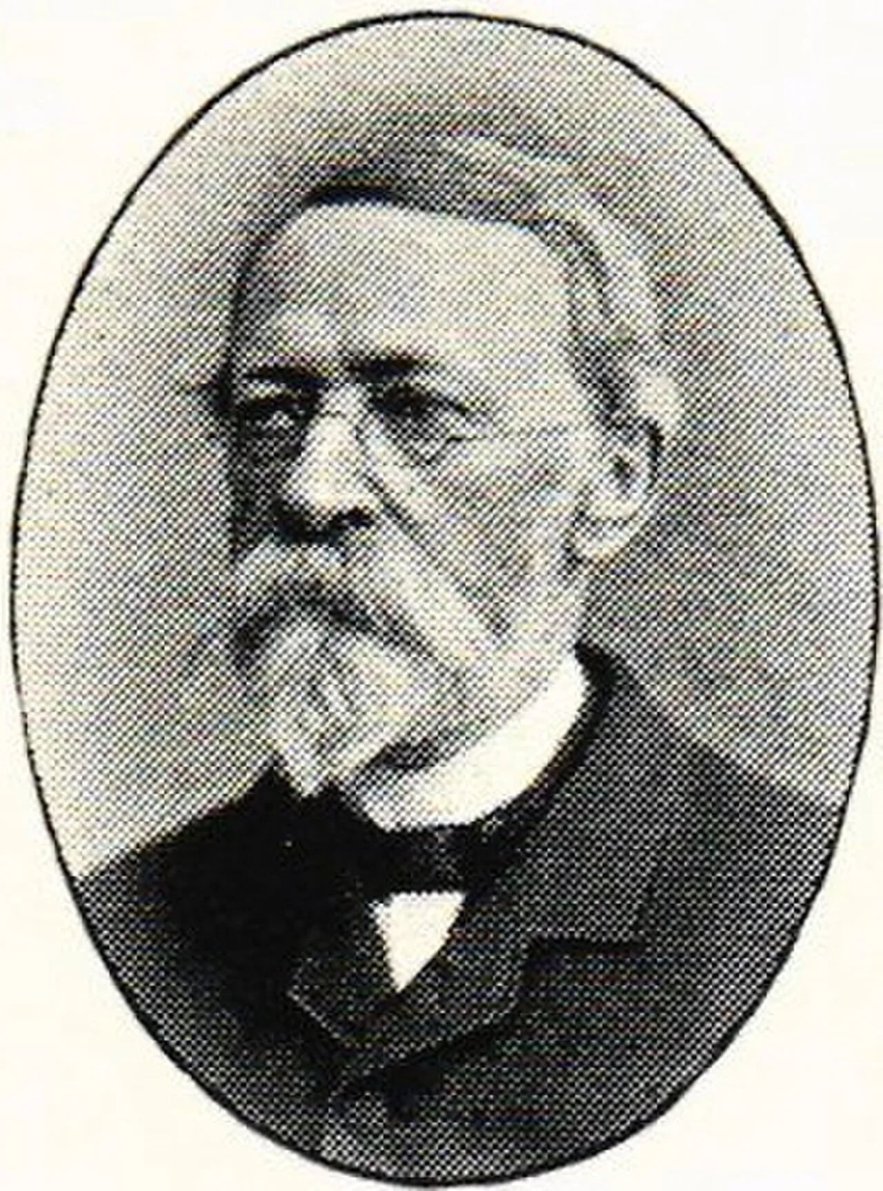 Porträt von Nils G. Bruzelius (1826–1895) – Gedenkseite