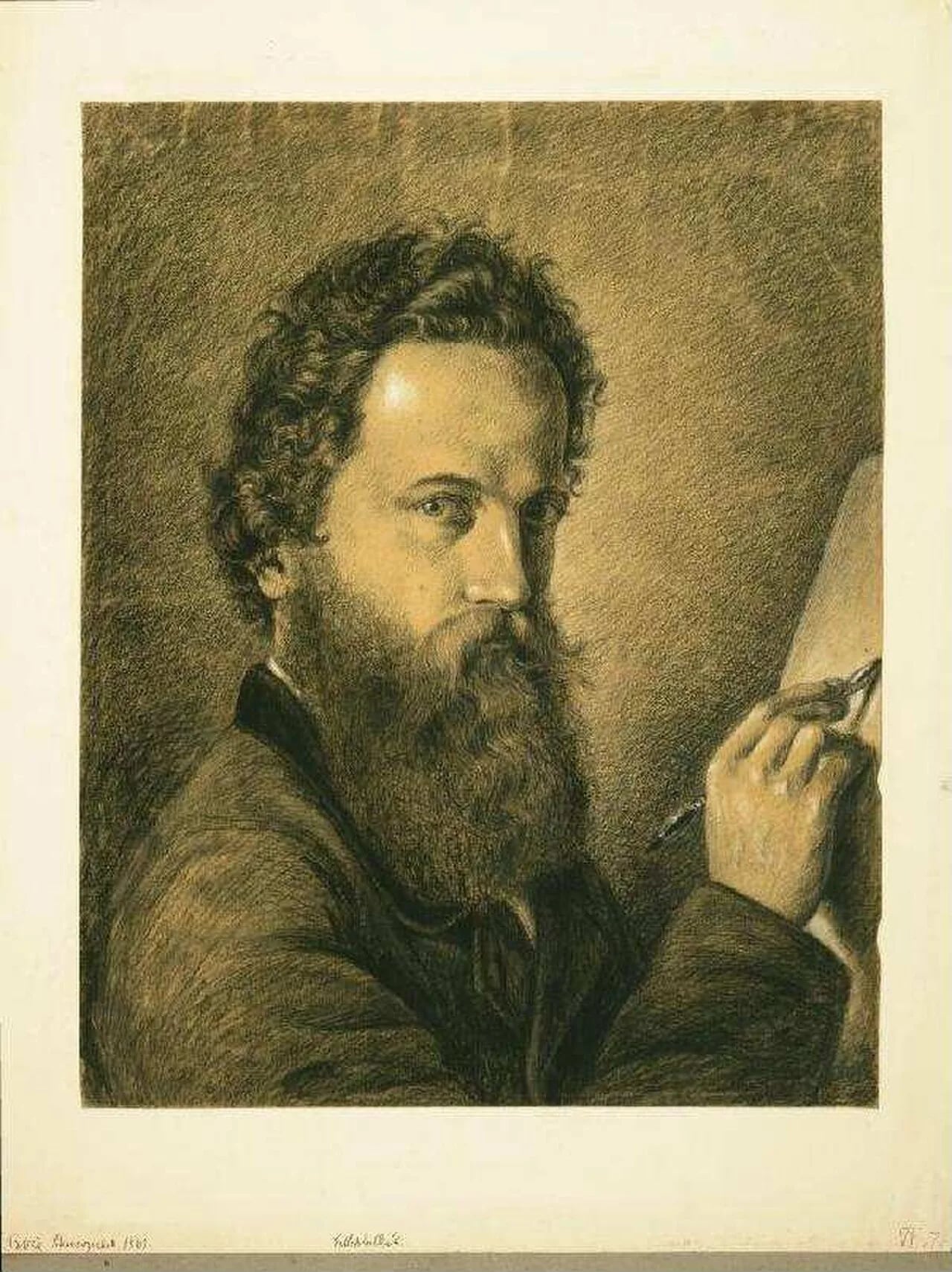 Porträt von Christian Friedrich Vollmer Boie (1826–1868) – Gedenkseite