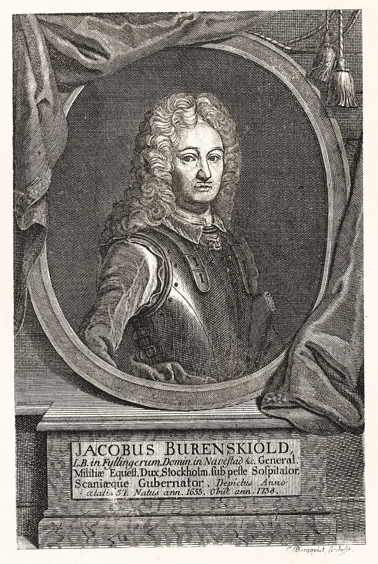 Portrait of Jacob Burensköld (1655–1738) – memorial page