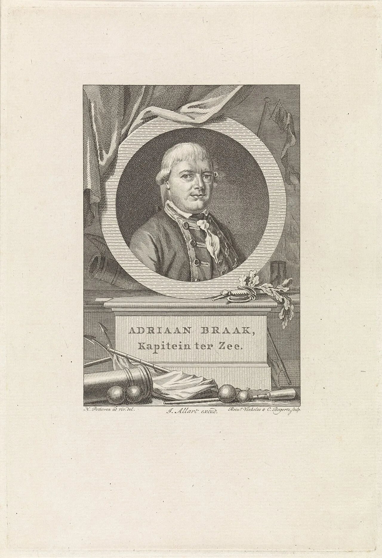 Portrait of Adriaan Braak (1737–1798) – memorial page