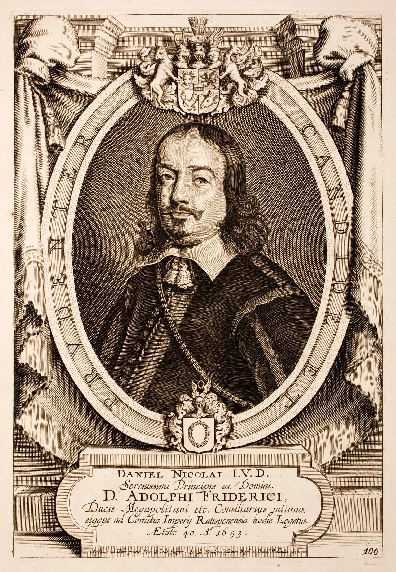 Porträt von Daniel Nicolai von Greiffencrantz (1613–1670) – Gedenkseite
