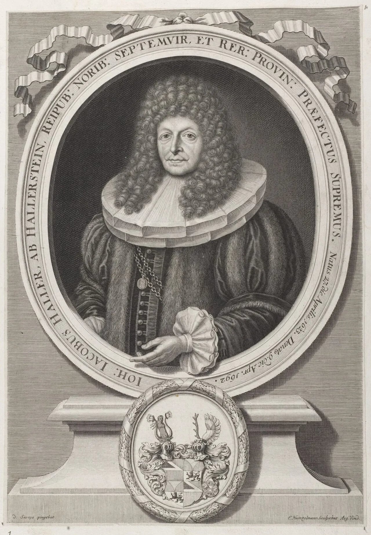 Portrait of Johann Jakob Haller von Hallerstein (1623–1692) – memorial page