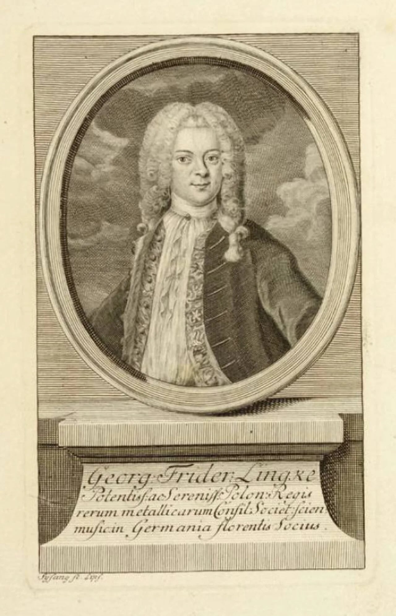 Portrait of Georg Friedrich Lingke (1697–1777) – memorial page