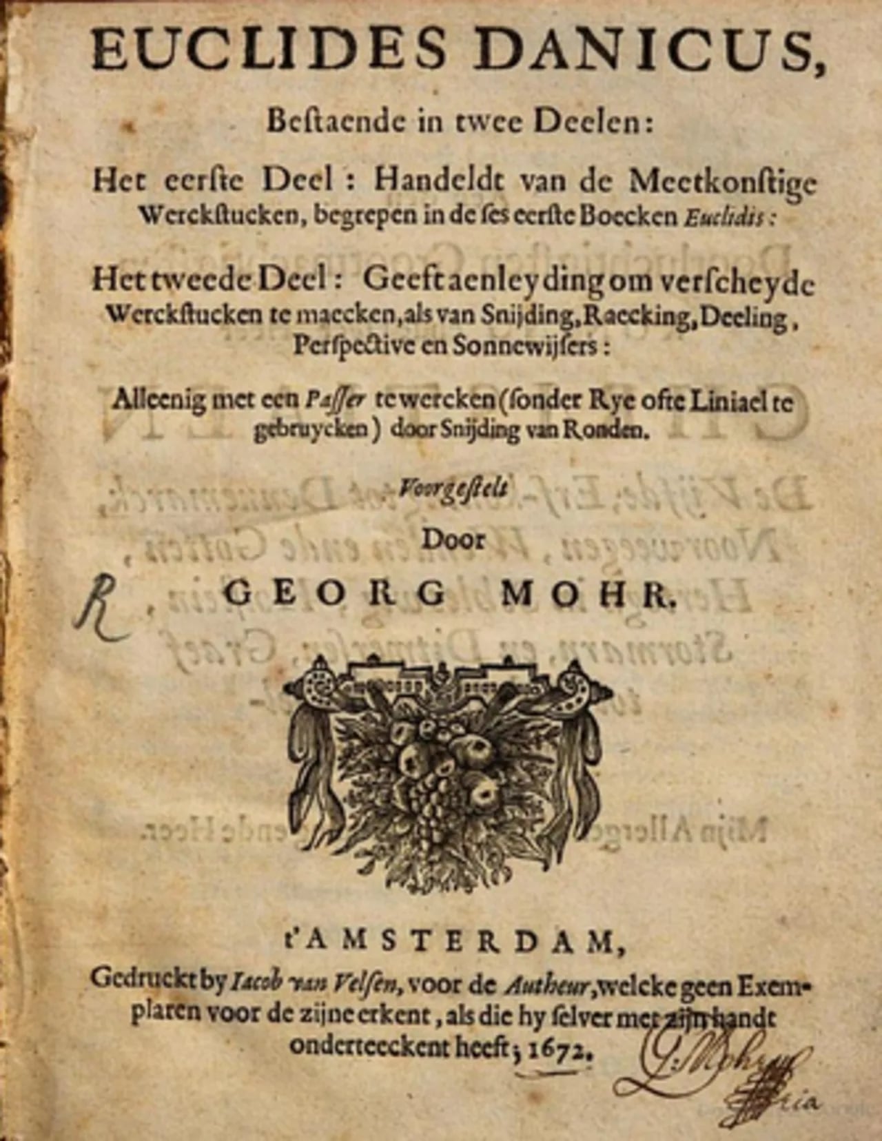 Portrait of Georg Mohr (1640–1697) – memorial page