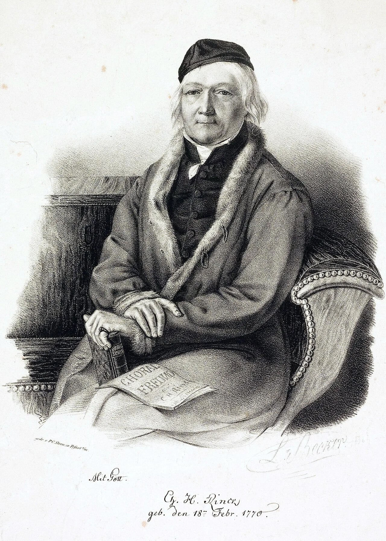 Porträt von Christian Heinrich Rinck (1770–1846) – Gedenkseite