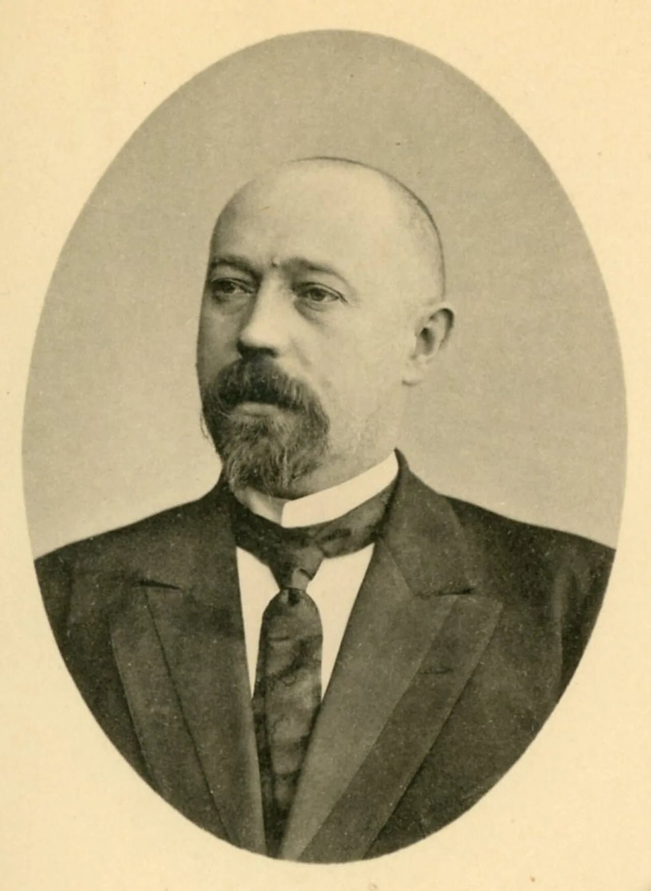 Porträt von Mikhail Vasilyevich Aseev (1858–1933) – Gedenkseite