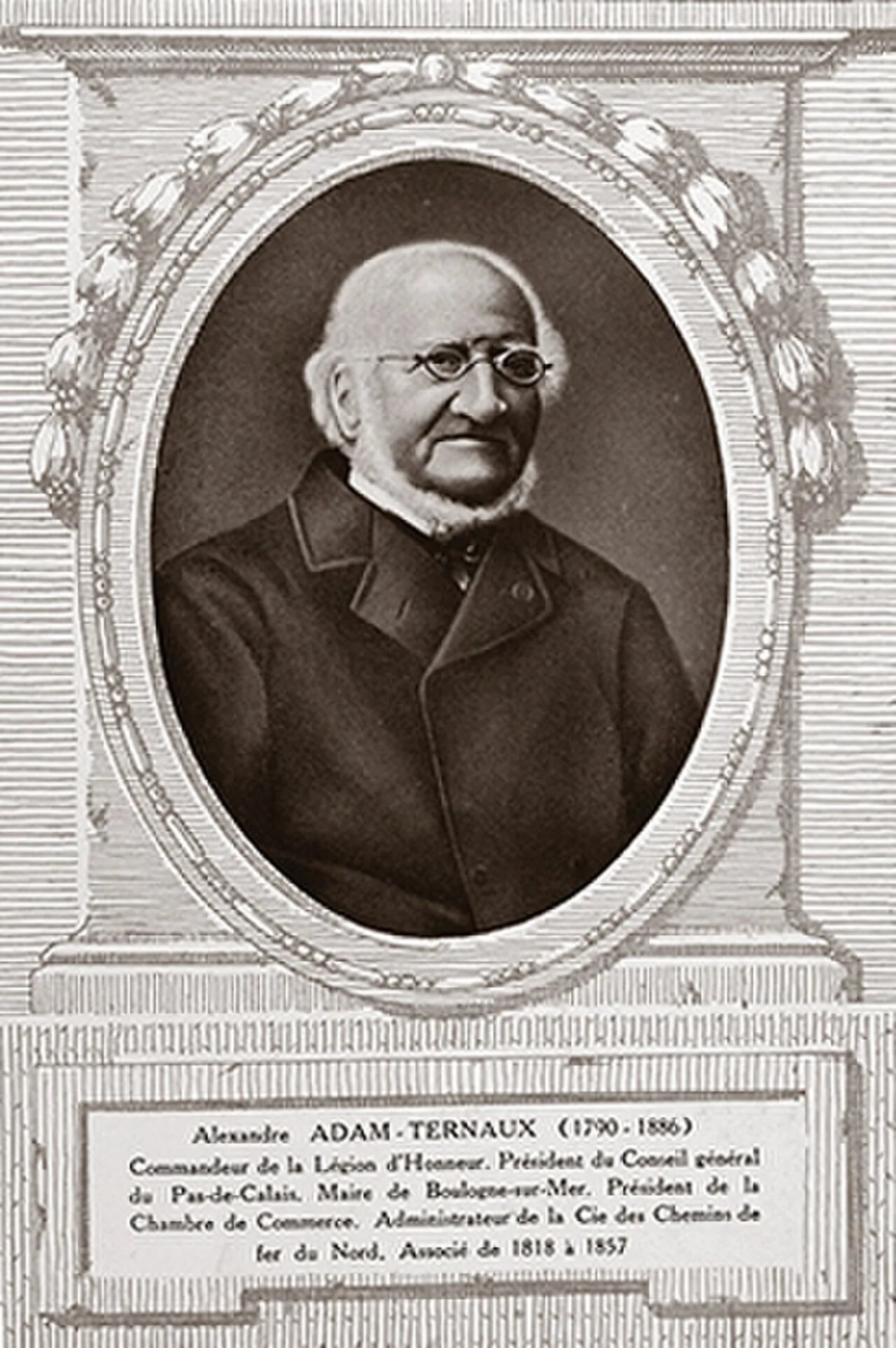 Porträt von Alexandre Adam (1790–1886) – Gedenkseite