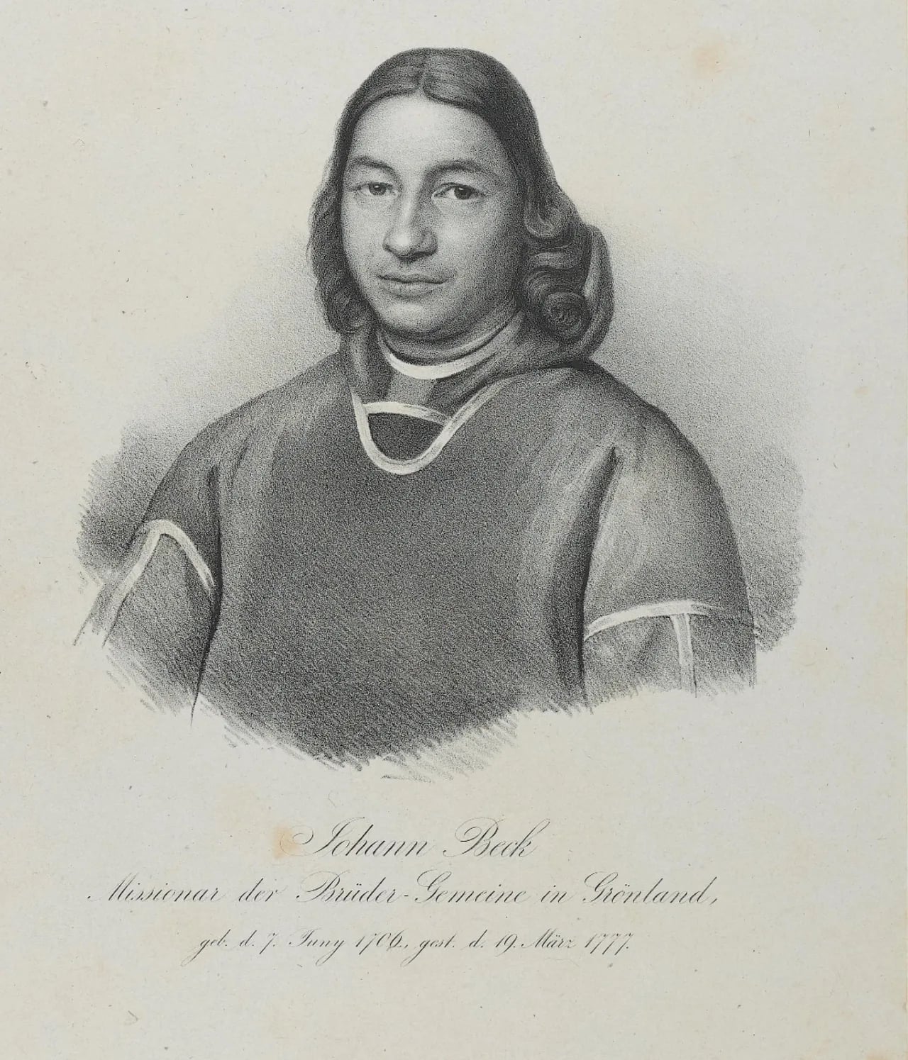 Portrait of Johann Beck (1706–1777) – memorial page