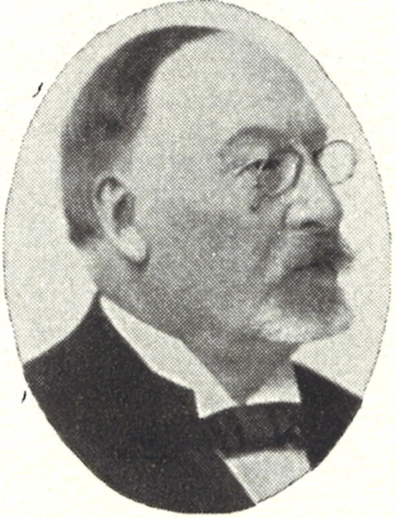 Porträt von Wilhelm Carlson (1841–1919) – Gedenkseite