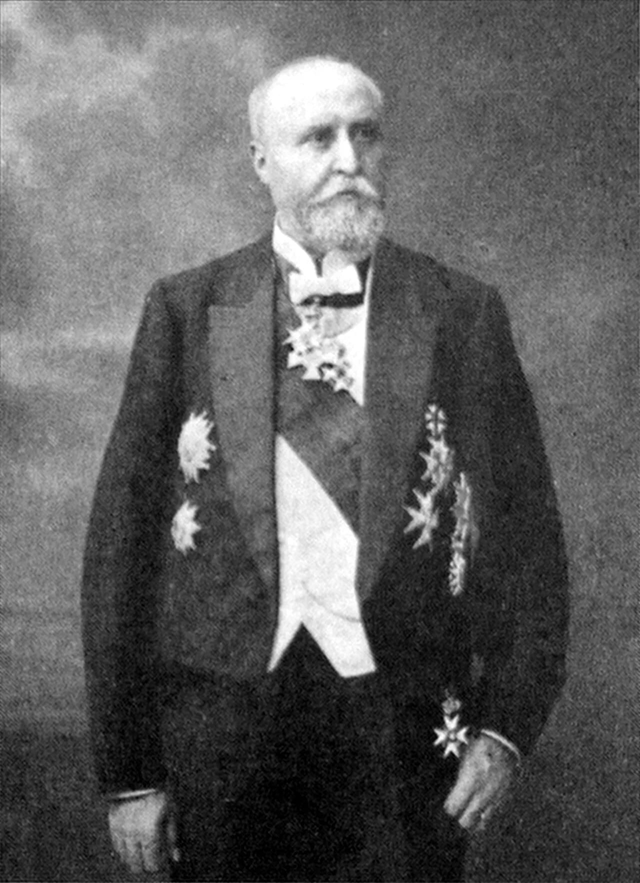 Porträt von Henrik Cavalli (1852–1918) – Gedenkseite