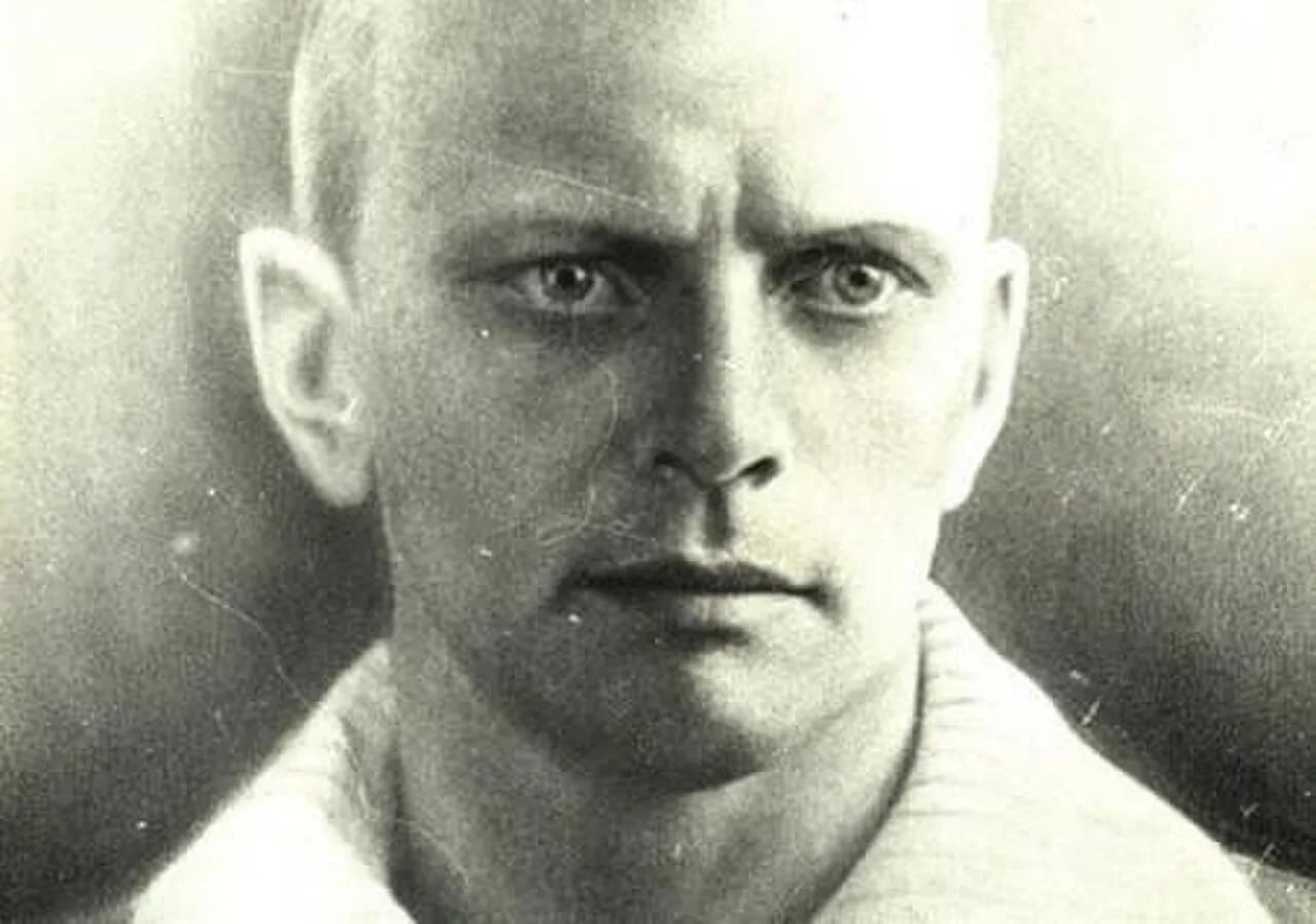 Porträt von Georgy Pavlovich Valenkov (1893–1940) – Gedenkseite