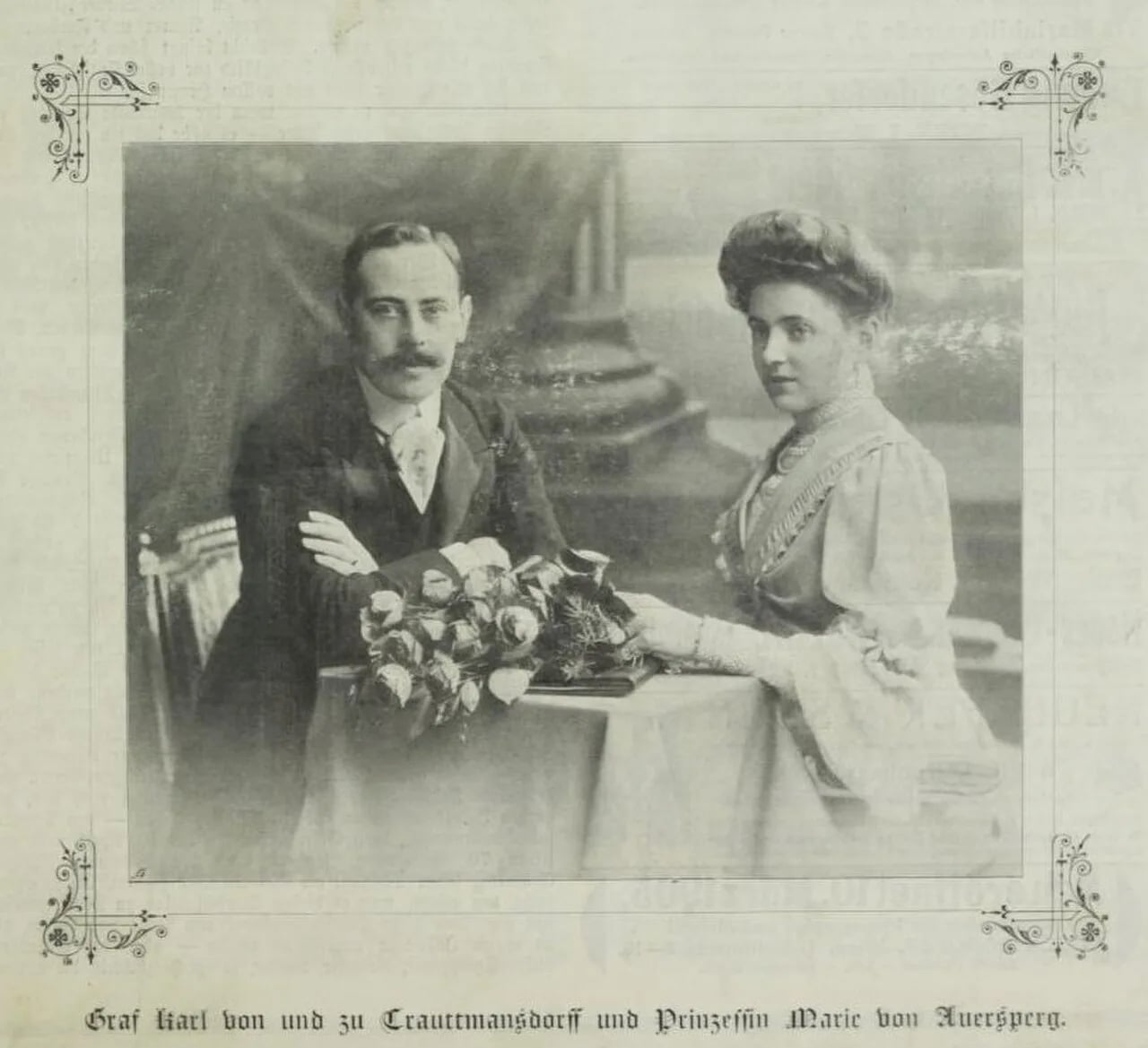 Porträt von Karl von Trauttmansdorff-Weinsberg (1872–1951) – Gedenkseite