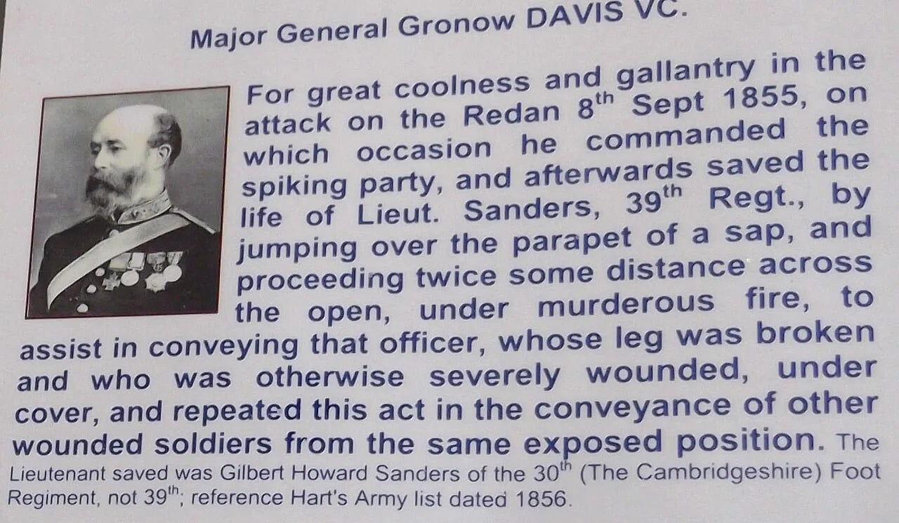 Porträt von Gronow Davis (1828–1891) – Gedenkseite