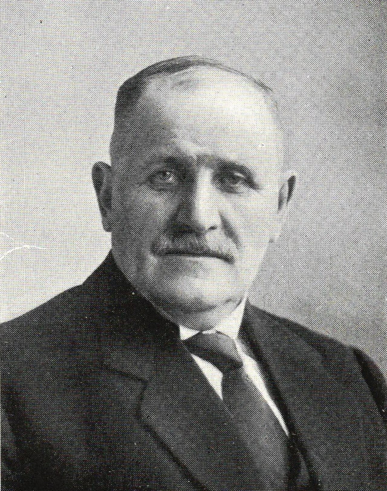 Porträt von Bernhard Corneliusson (1866–1942) – Gedenkseite