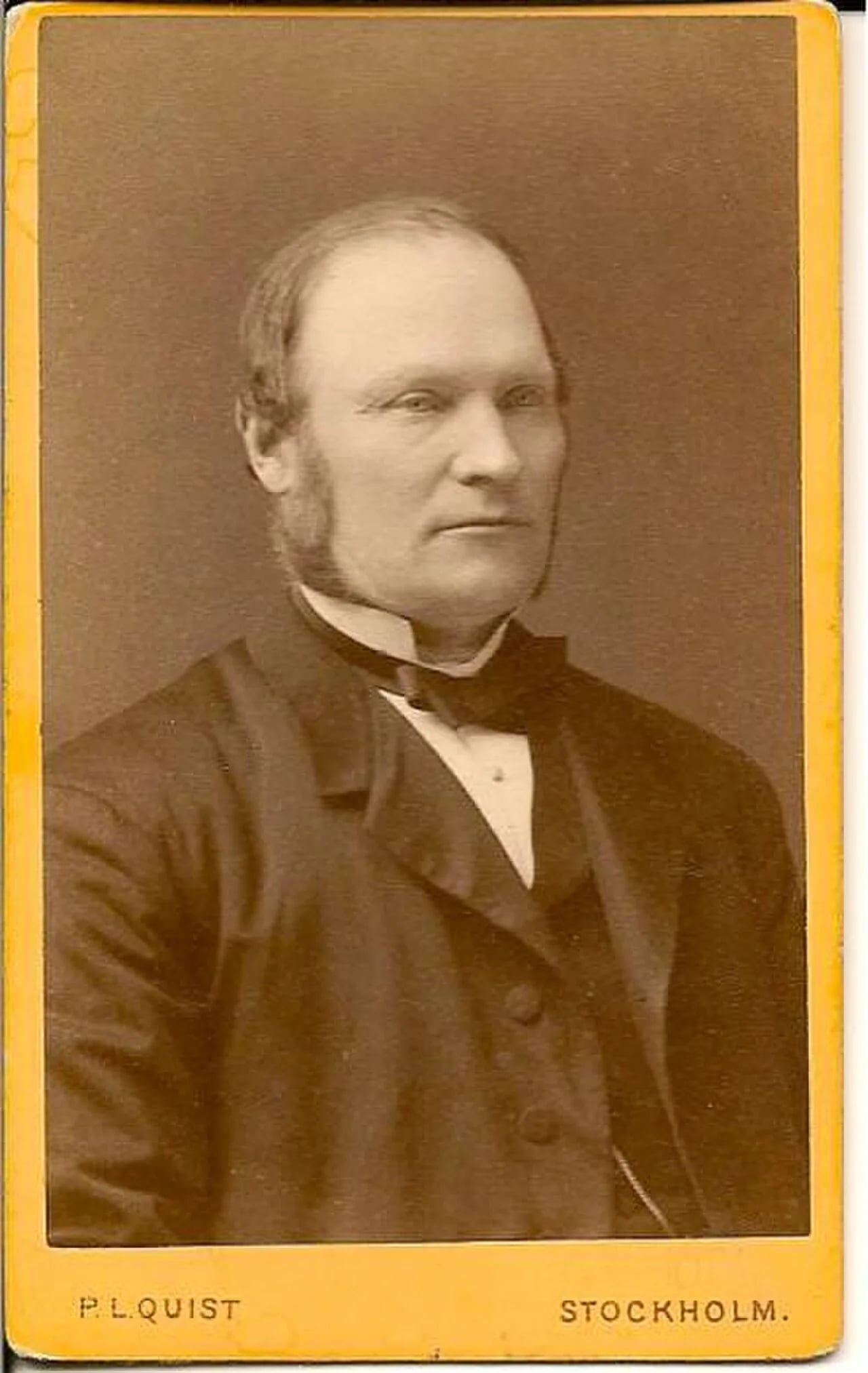 Porträt von Johan Dahlgren (1829–1890) – Gedenkseite