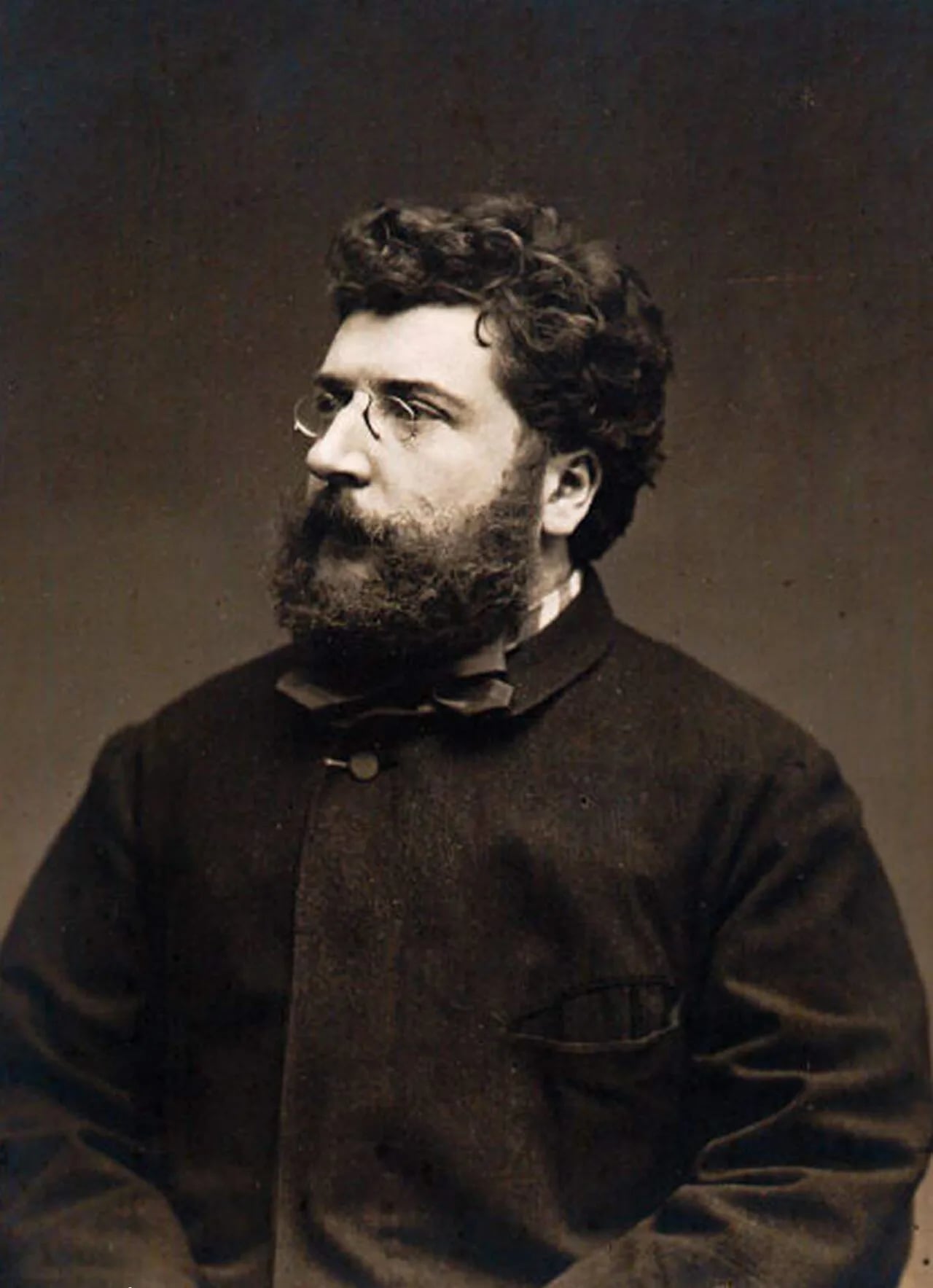 Porträt von Georges Bizet (1838–1875) – Gedenkseite