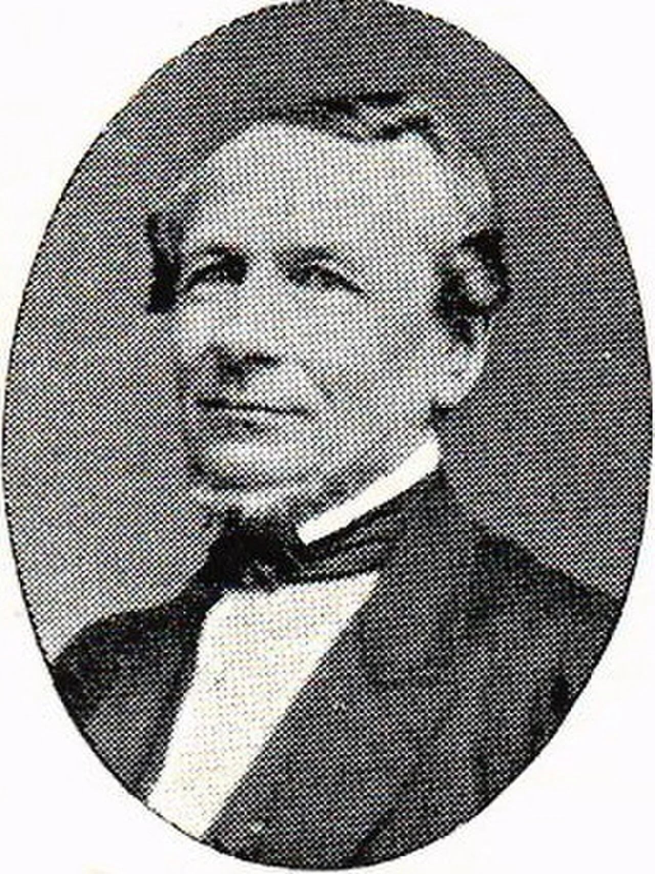 Porträt von Oscar Elis Leonard Dahm (1812–1883) – Gedenkseite