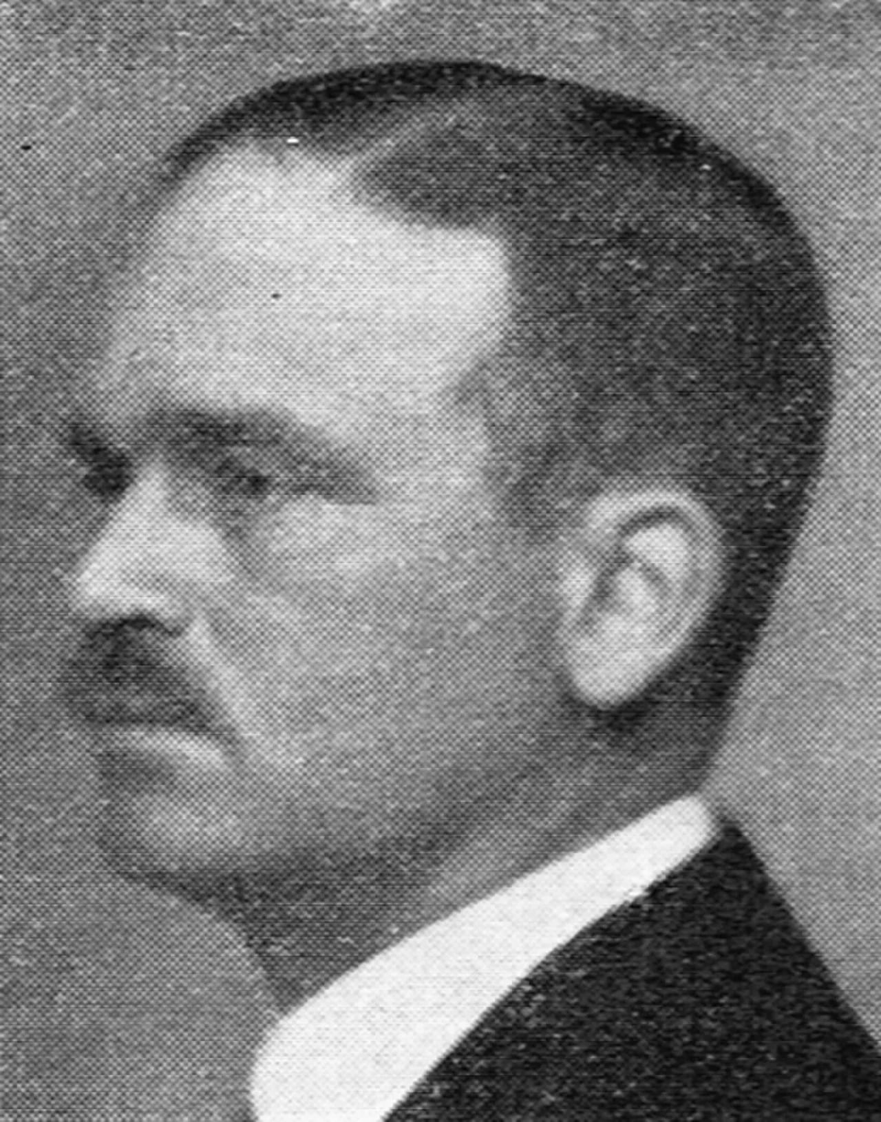Porträt von Arvid De Geer (1884–1970) – Gedenkseite