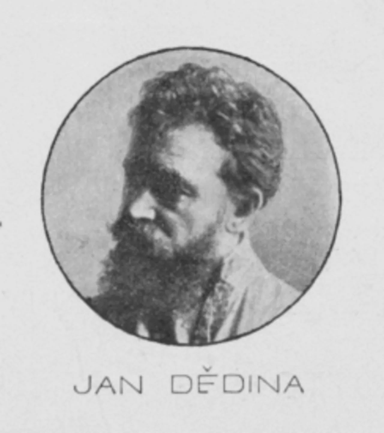 Porträt von Jan Dědina (1870–1955) – Gedenkseite