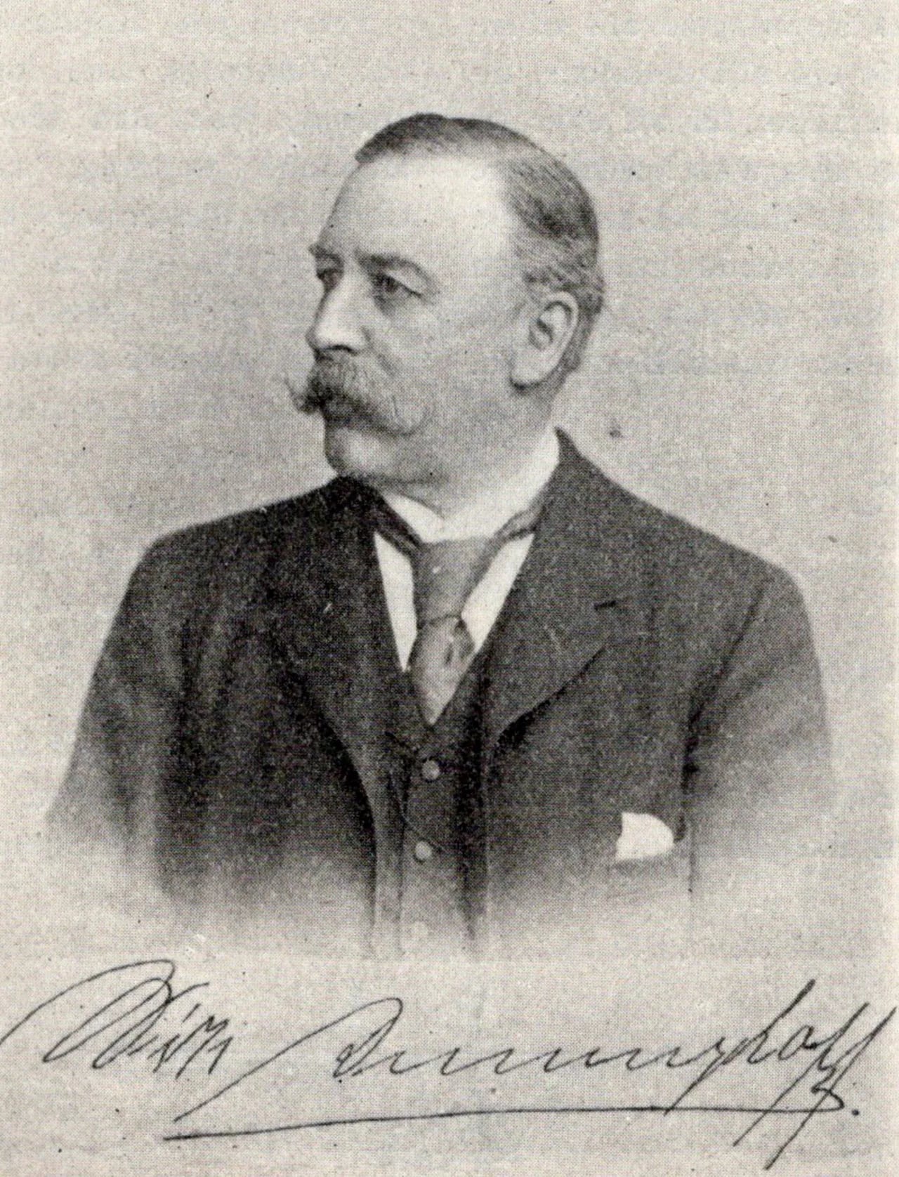 Porträt von Wilhelm Denninghoff (1832–1905) – Gedenkseite