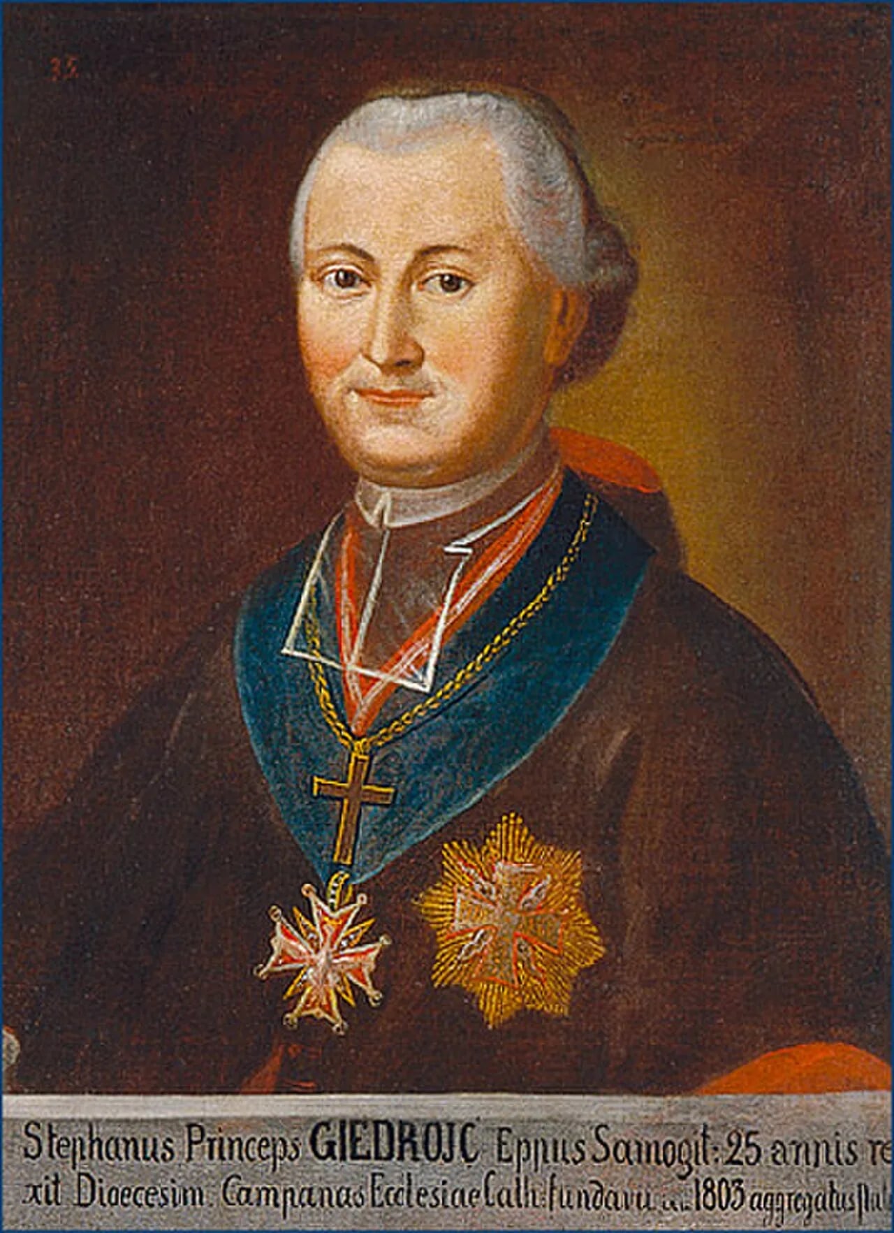 Portrait of Jan Stefan Giedroyć (1730–1802) – memorial page