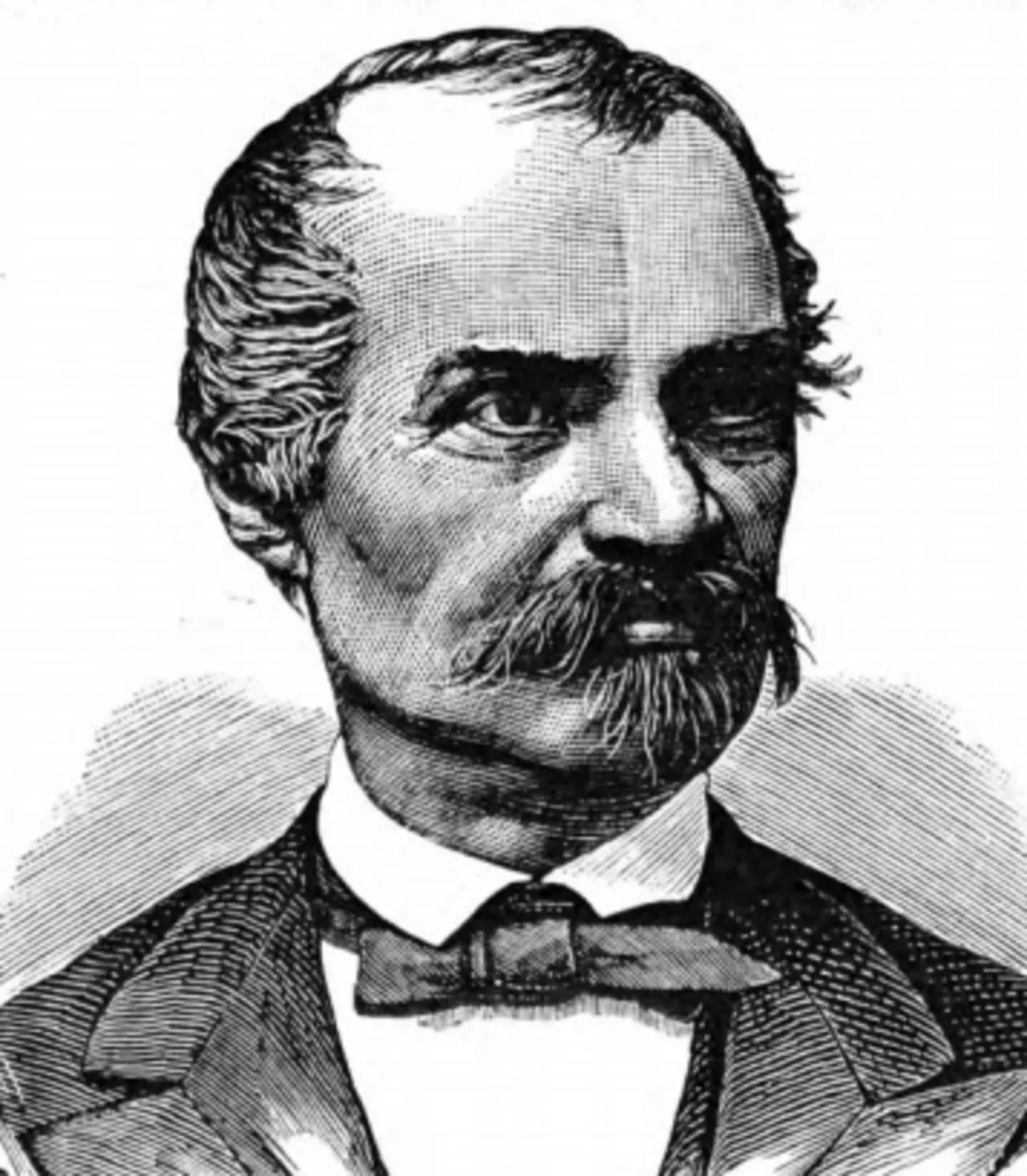 Portrait of Gusztáv Vizsolyi (1822–1889) – memorial page