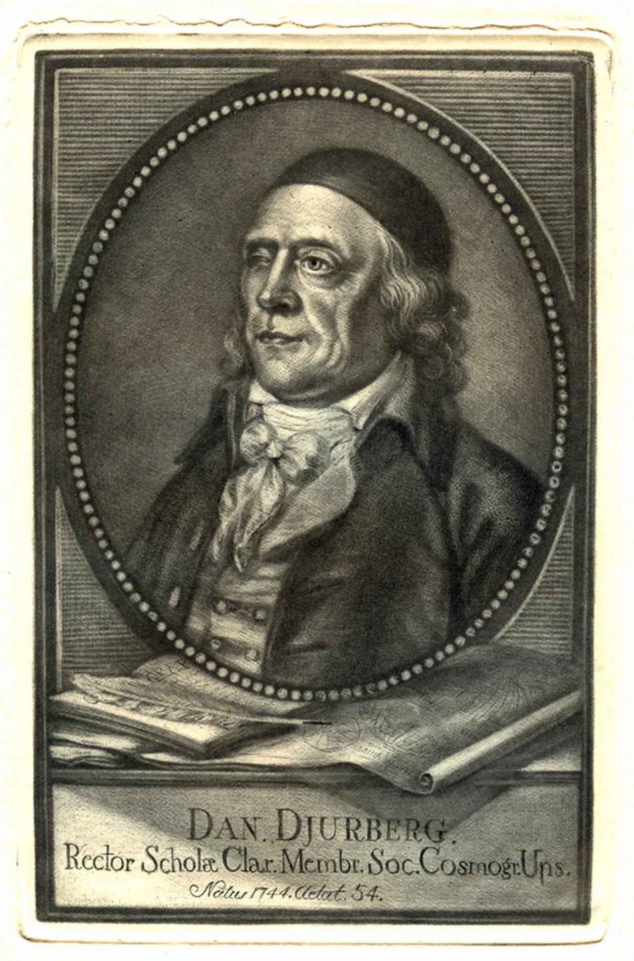 Portrait of Daniel Djurberg (1744–1834) – memorial page