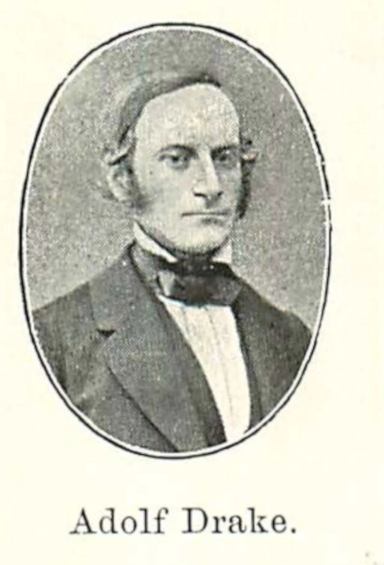 Porträt von Adolf Drake (1833–1906) – Gedenkseite